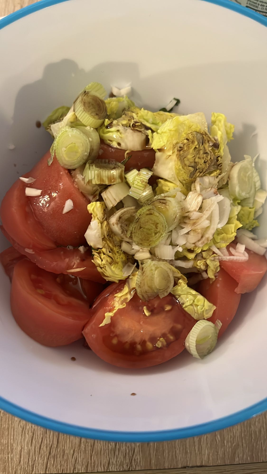 Salade tomate-laitue