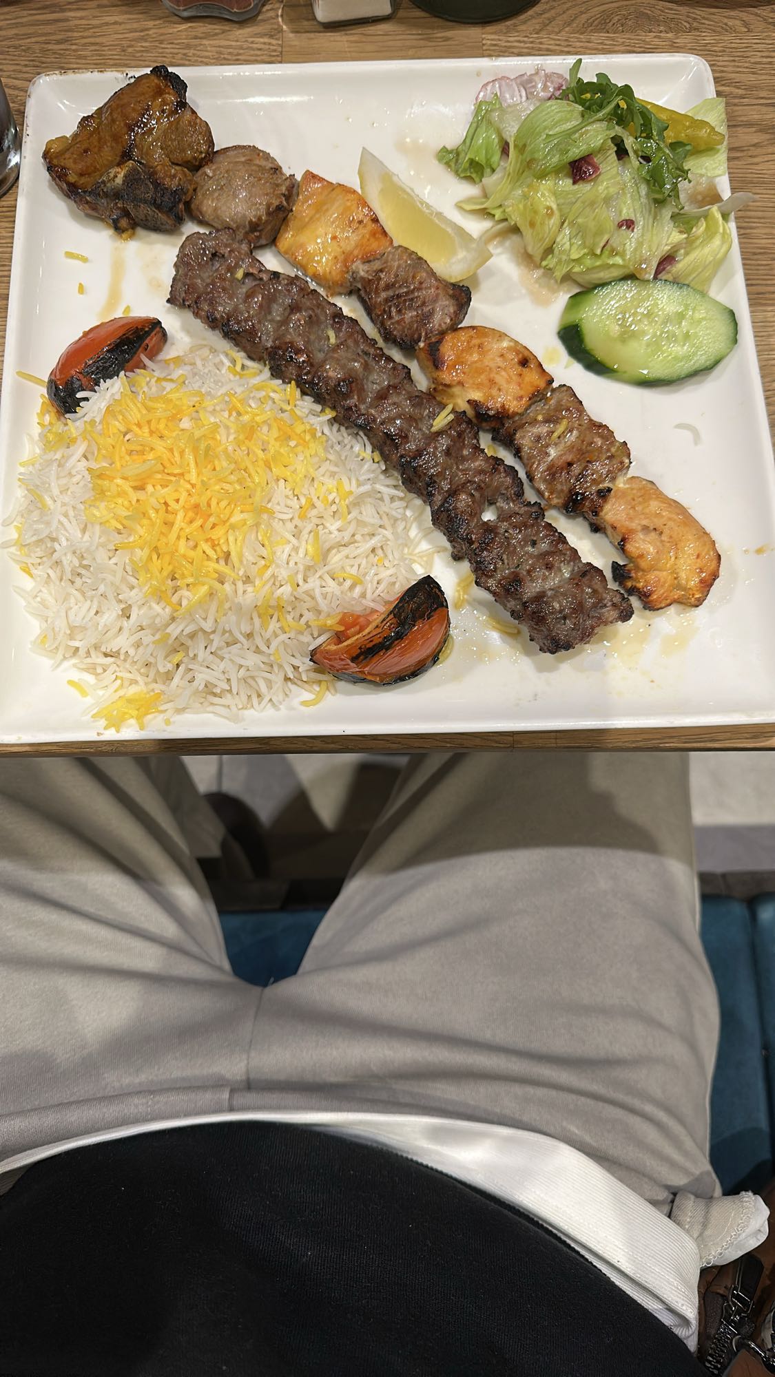 Mixed Grill with Rice