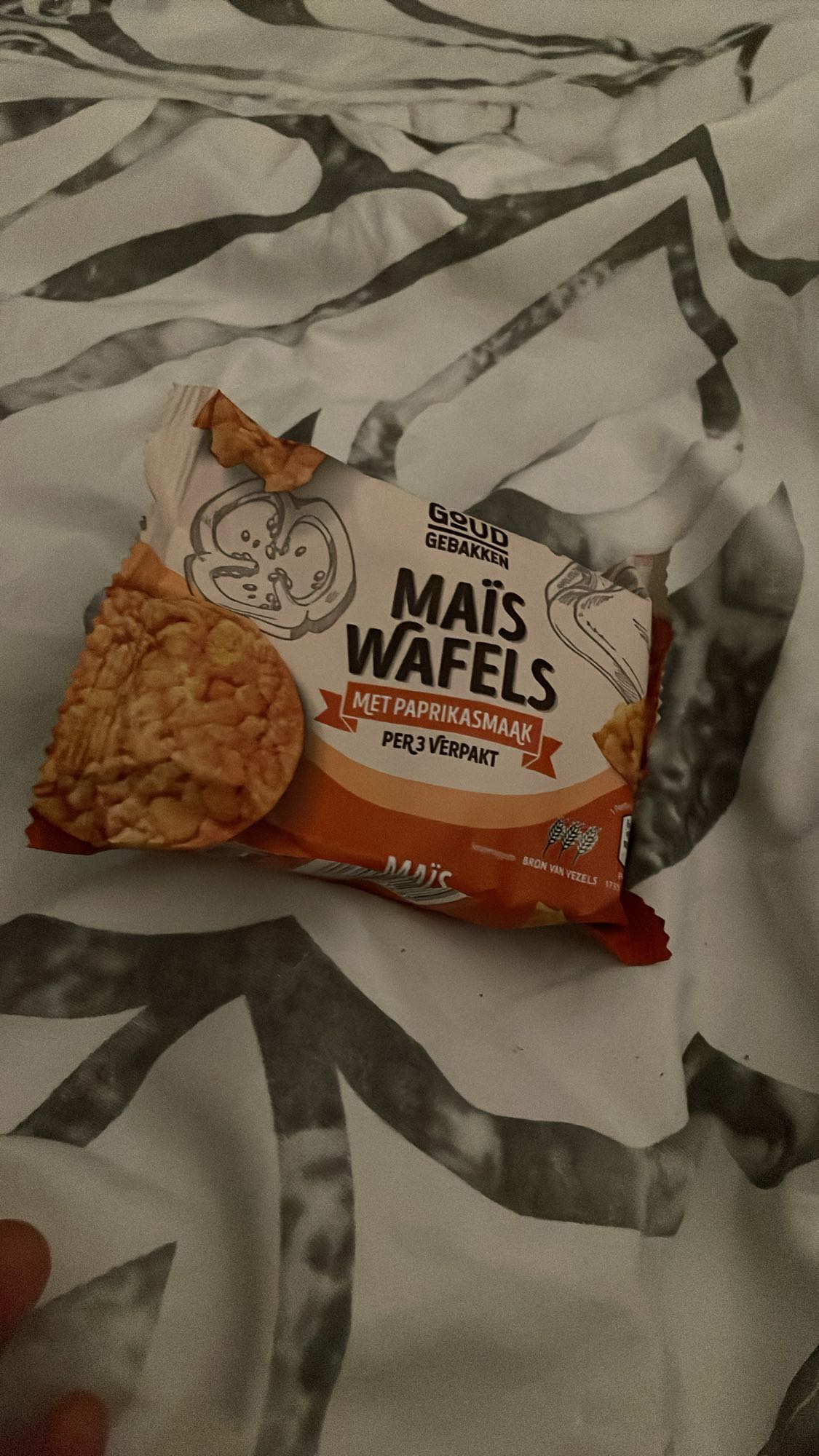 Maïswafels paprika