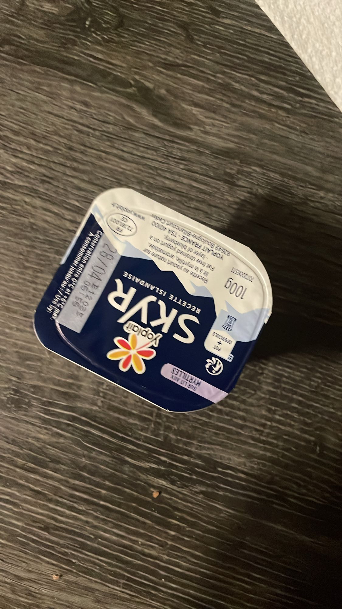 Yaourt Skyr myrtilles