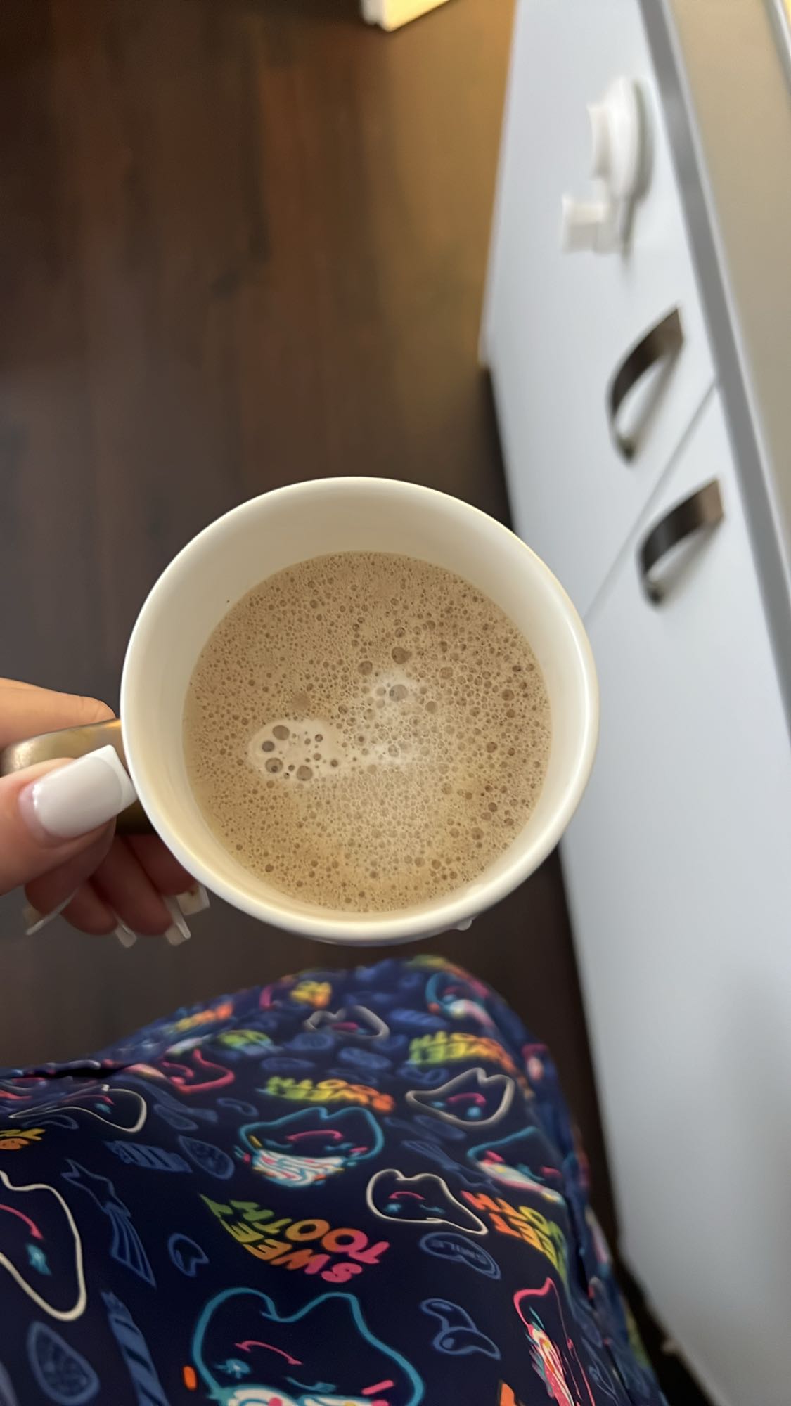 Taza de café con leche