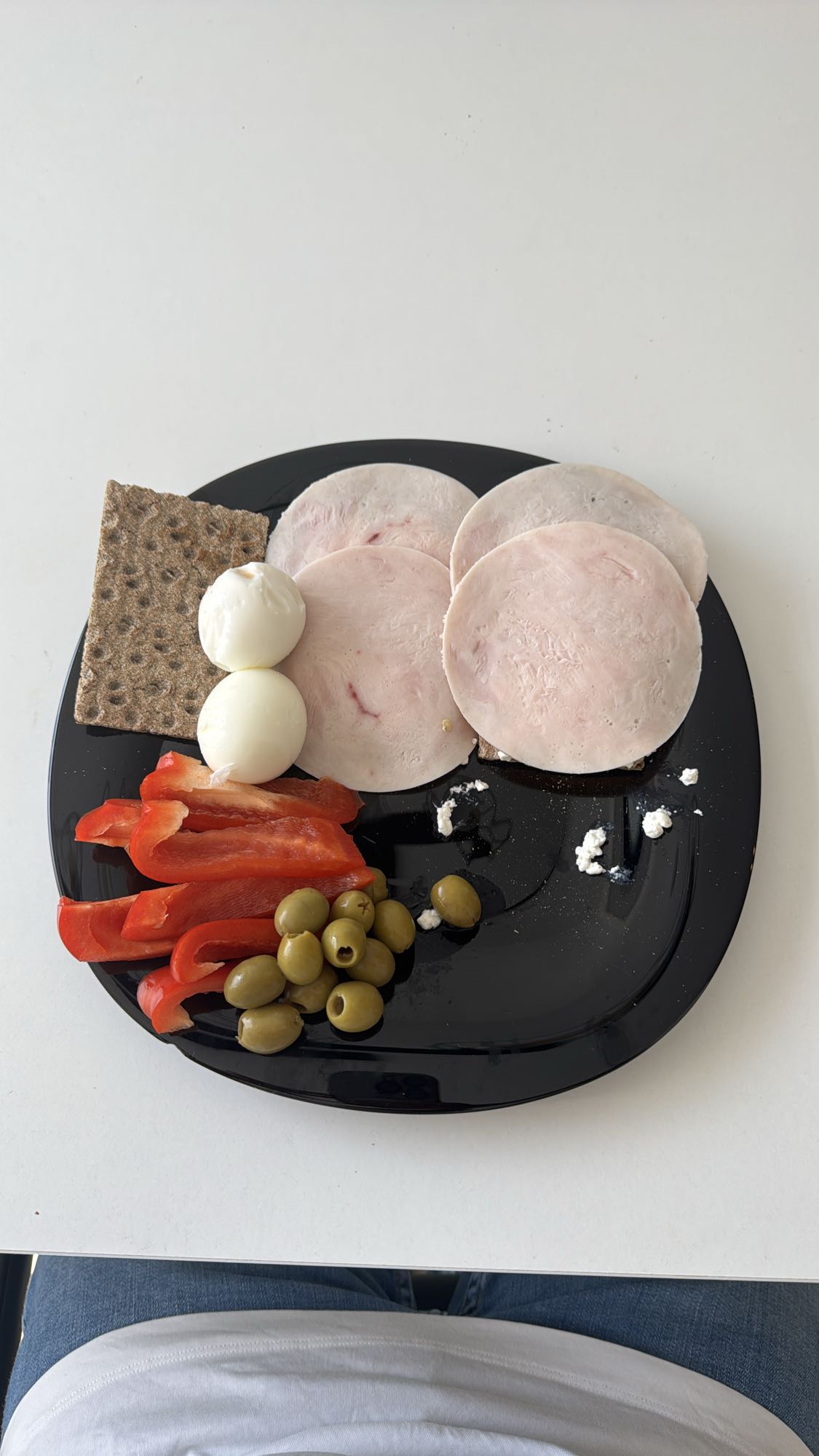 Gesunder kalter Teller