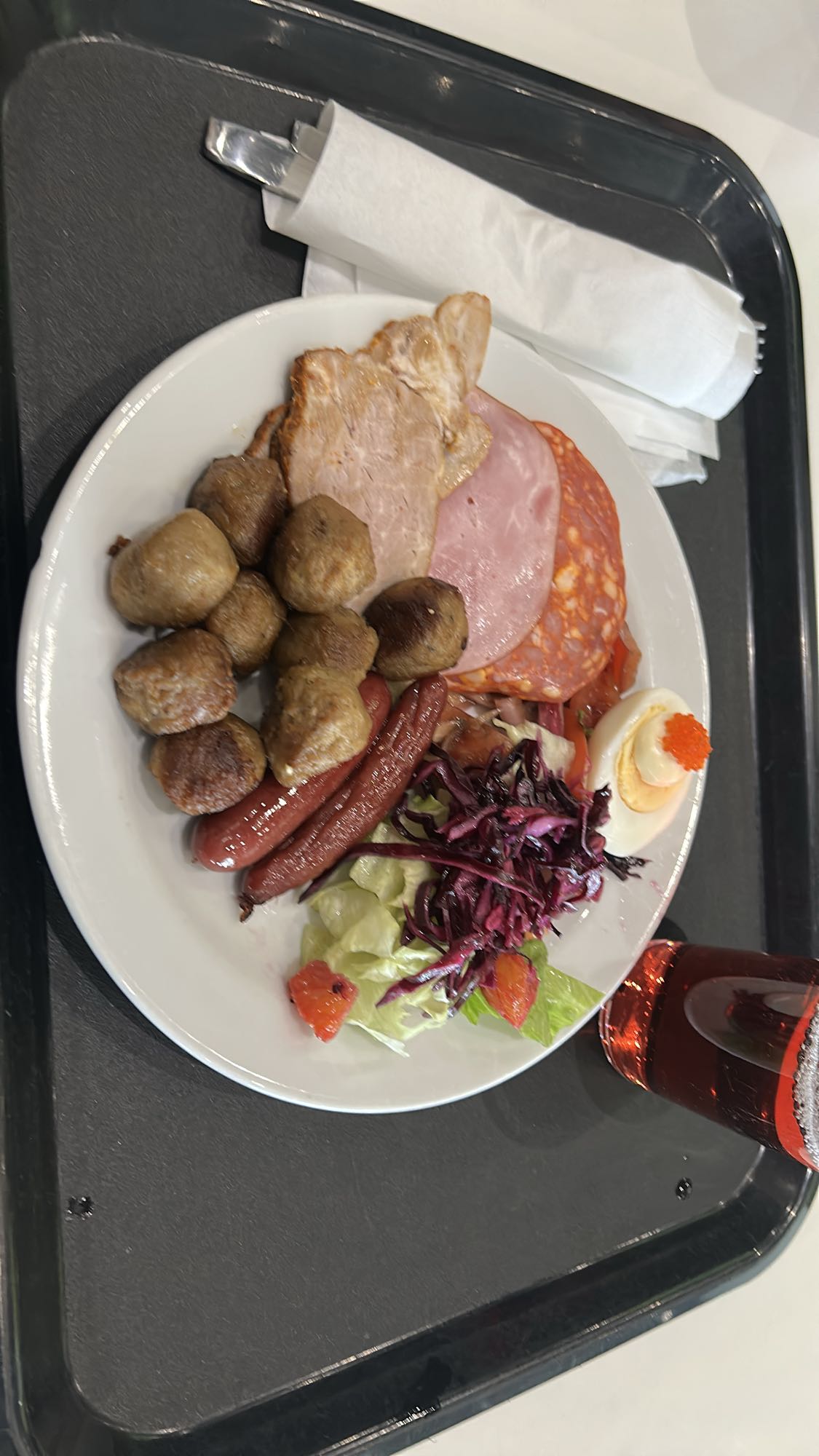 Kallskuret med köttbullar