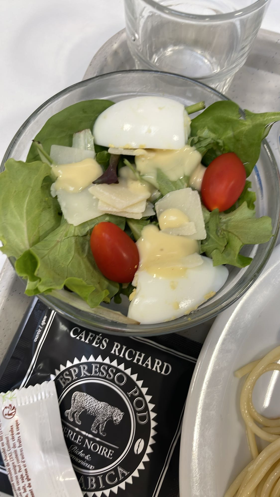 Salade œuf et légumes