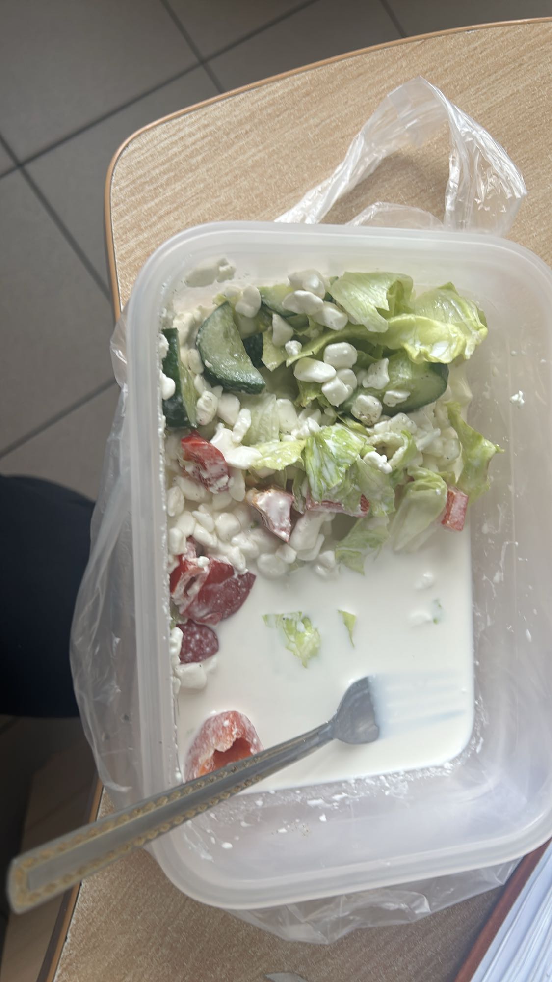 Sałatka z twarogiem