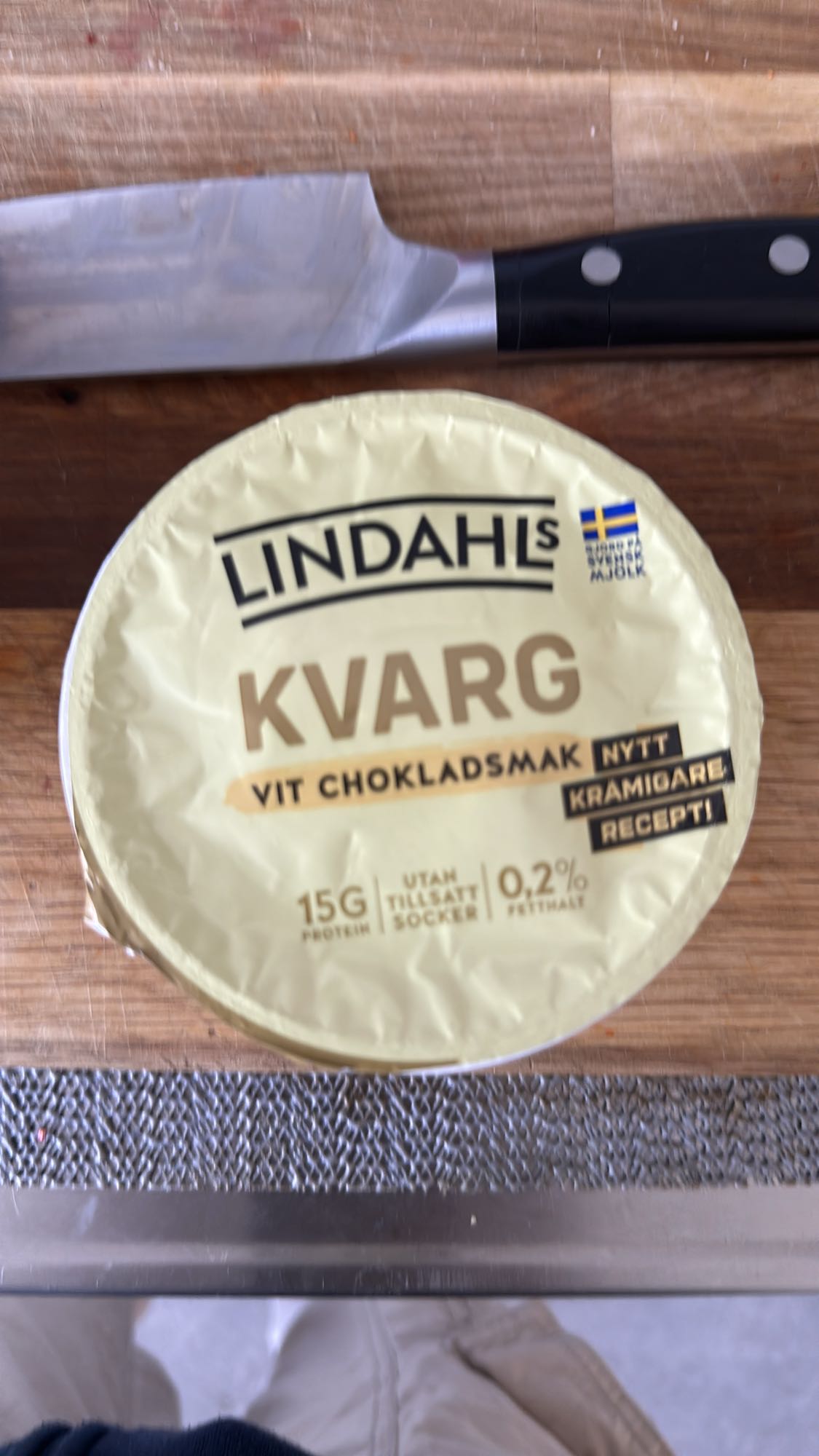 Fehércsokis kvarg