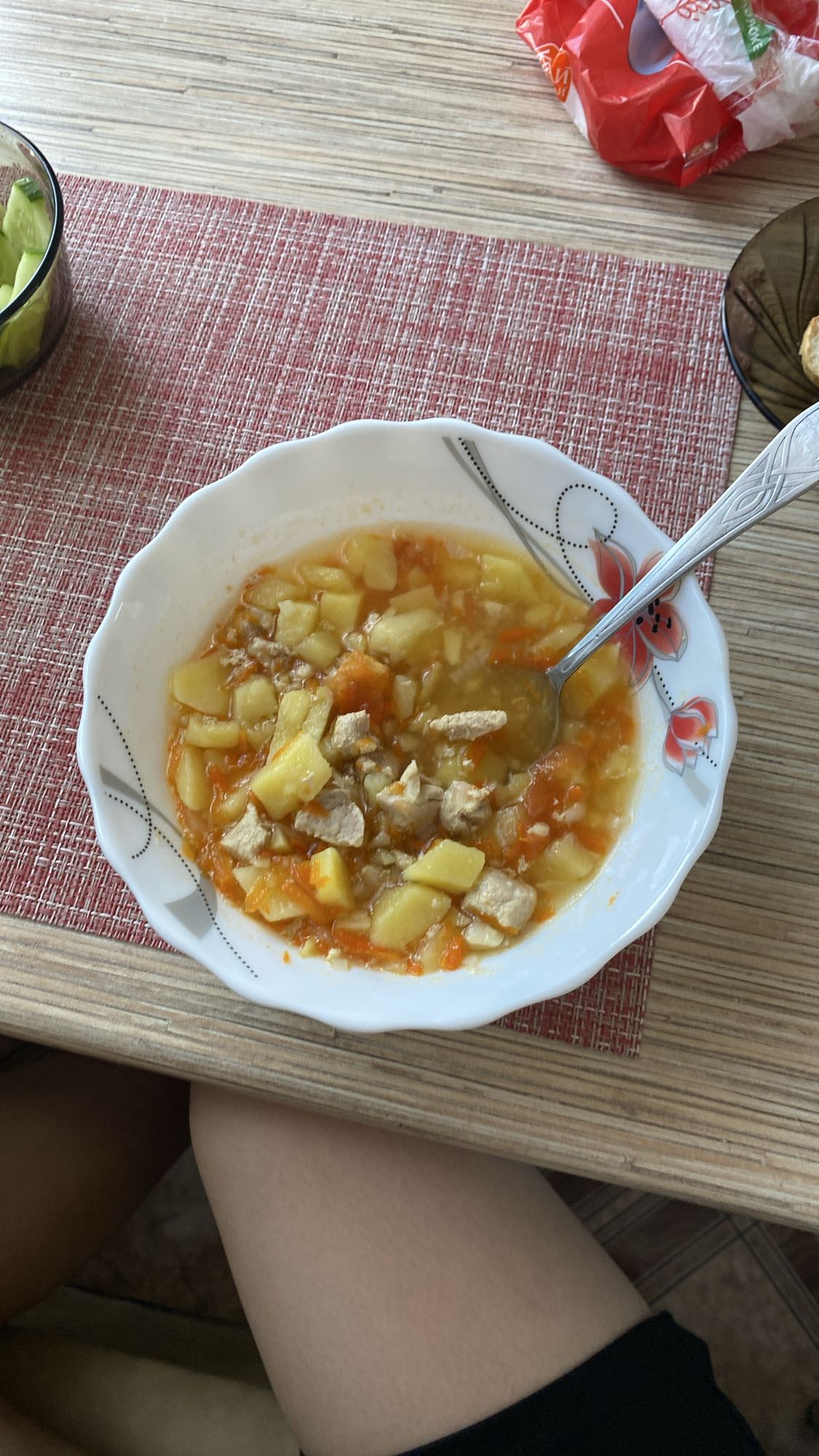 Тушеное мясо с овощами