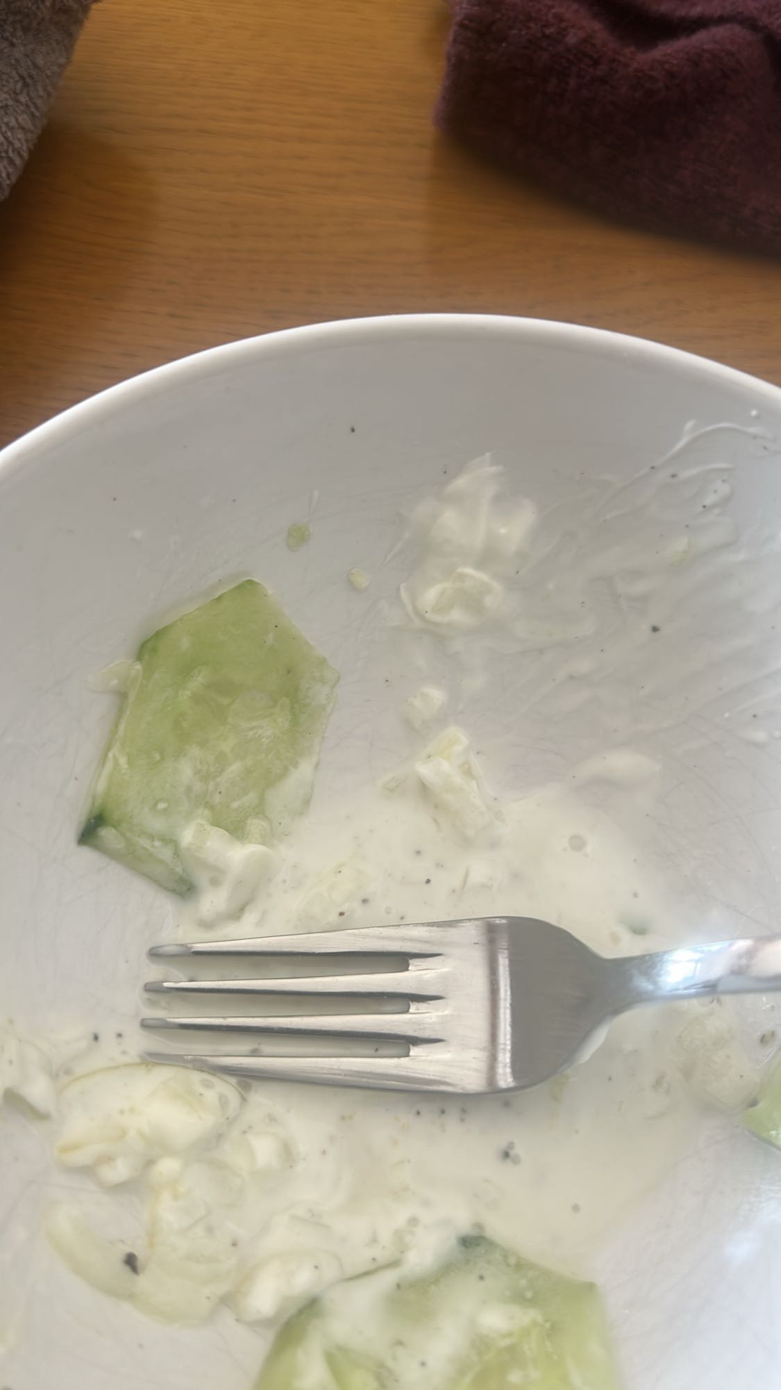 Sałatka z ogórkiem