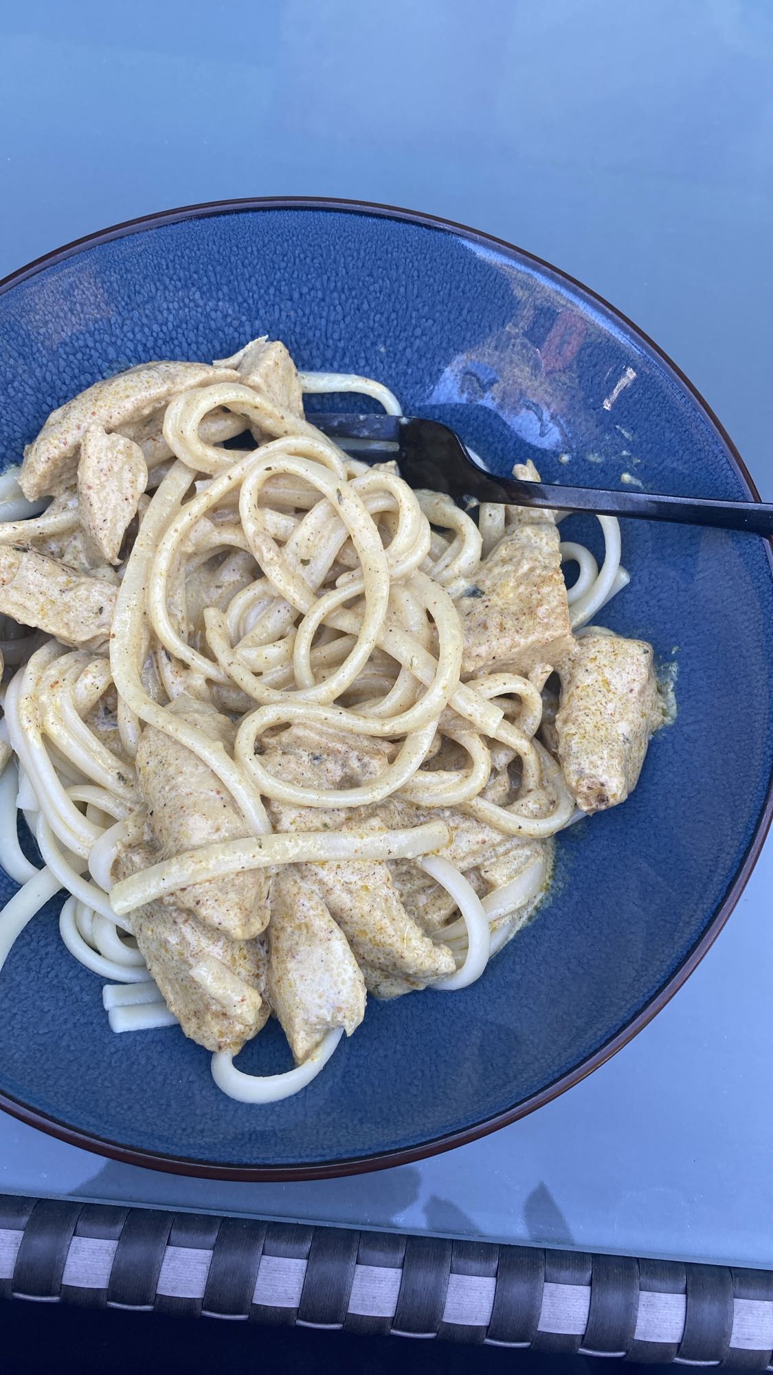 Makaron z kurczakiem