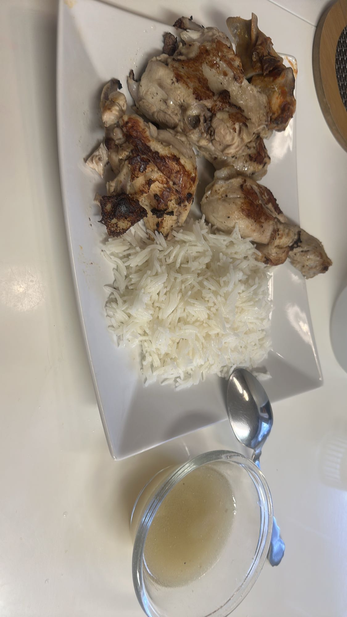 Grillad kyckling med ris