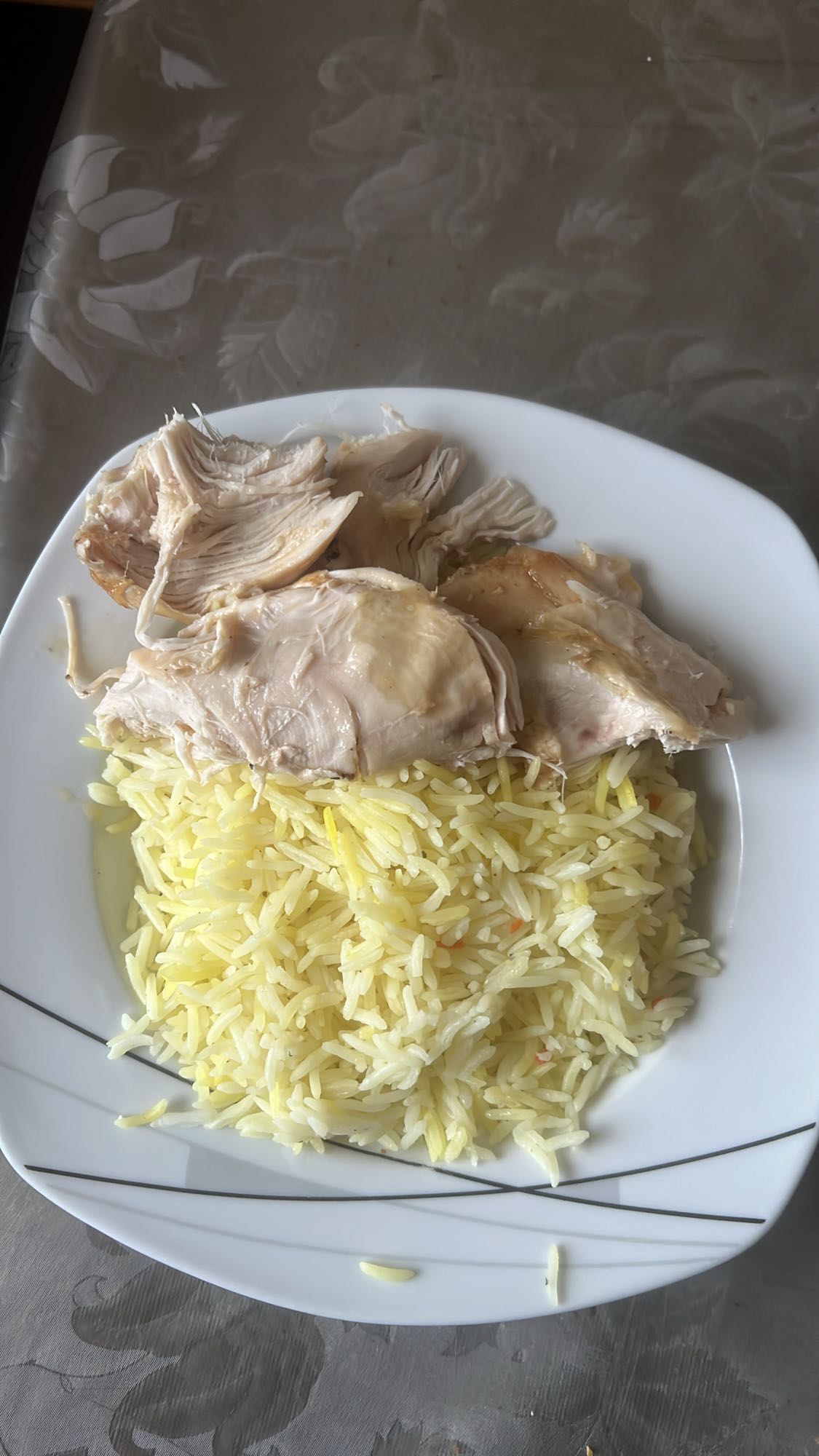 Poulet et riz