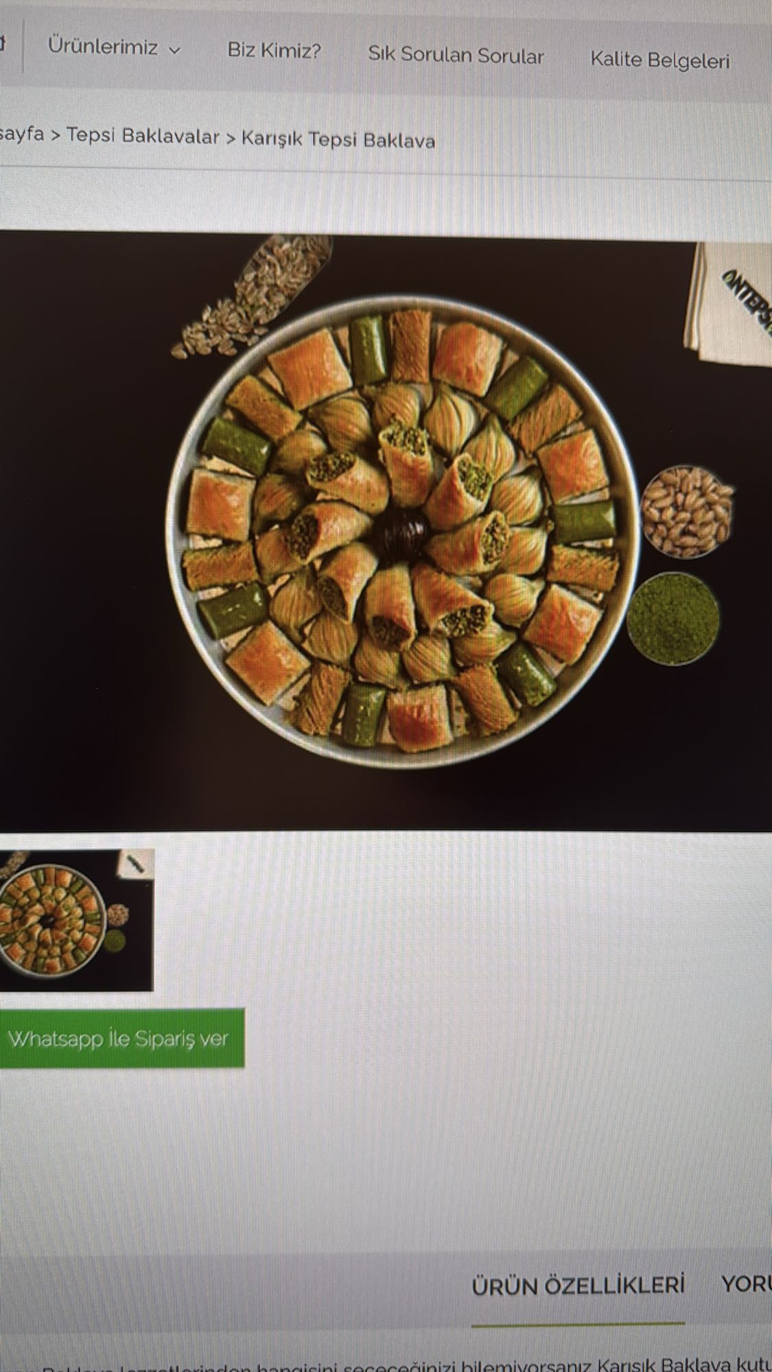 Mixed Tray Baklava