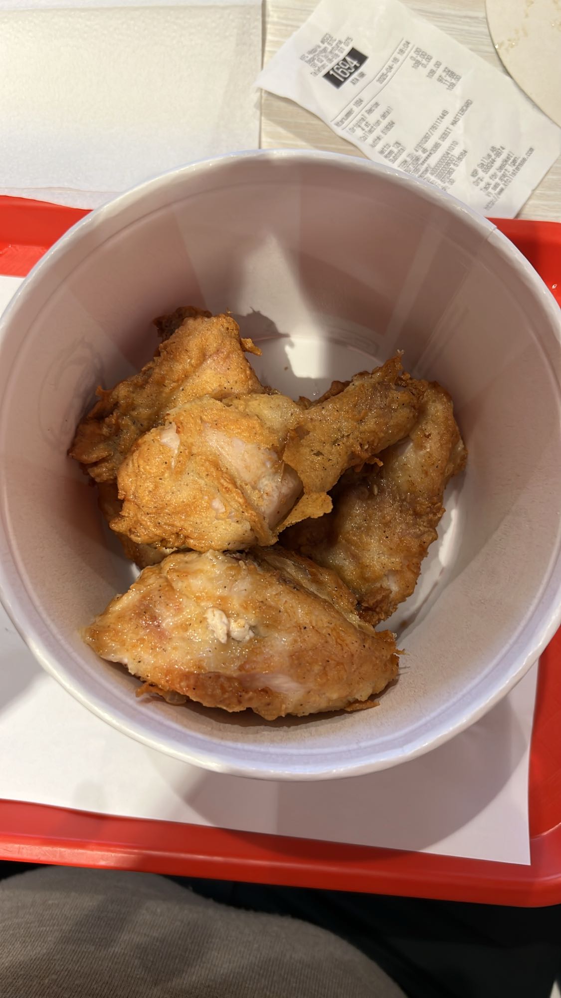 Friterade kycklingvingar