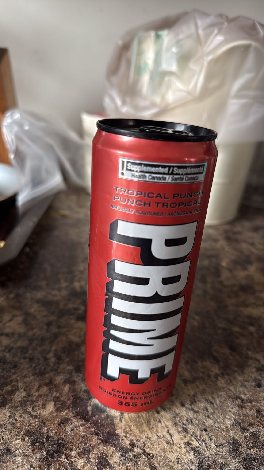 Boisson énergie tropicale