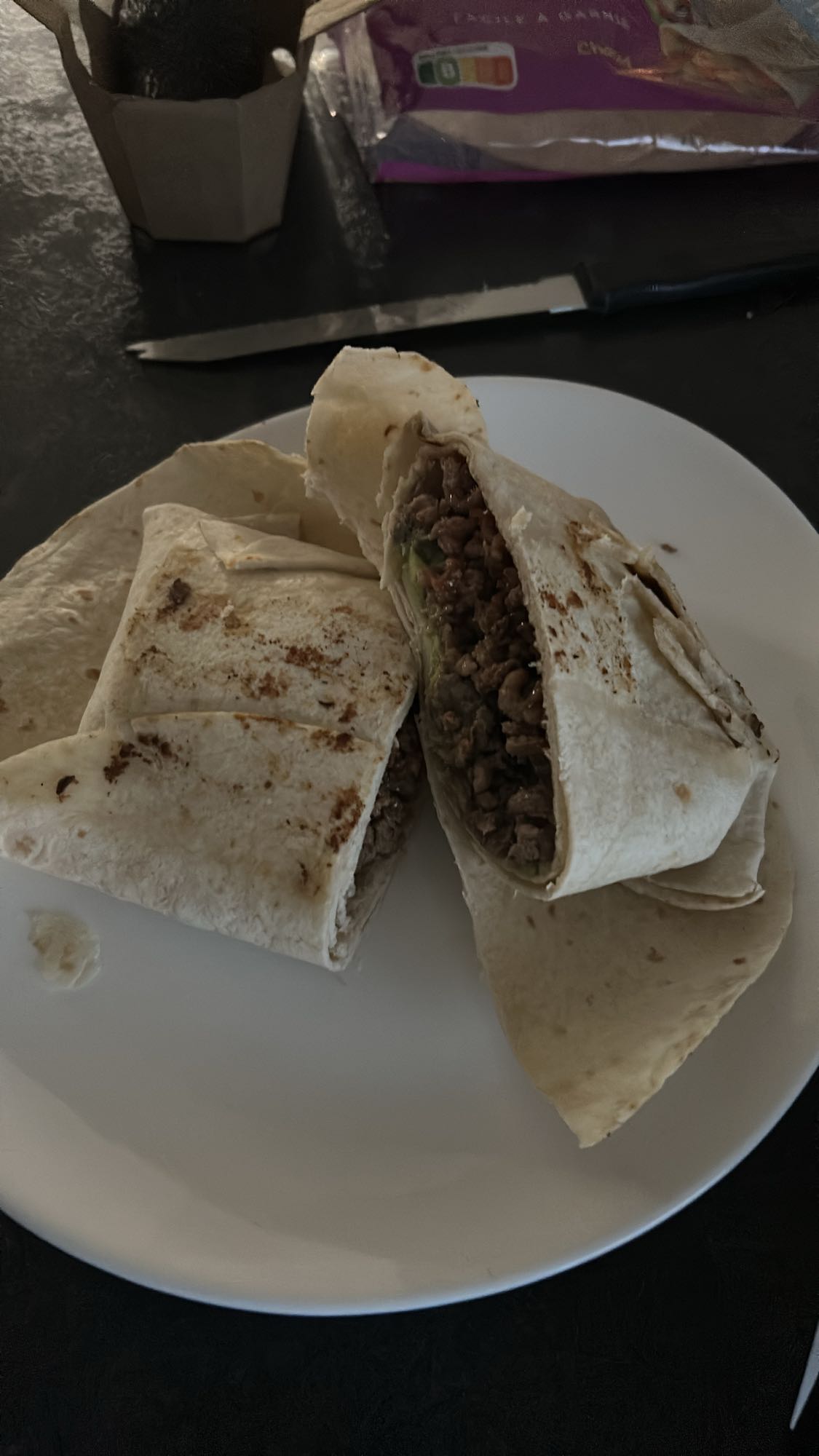 Wrap à la viande