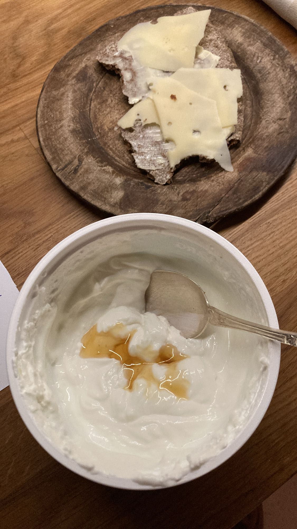 Knäckebröd och kvarg