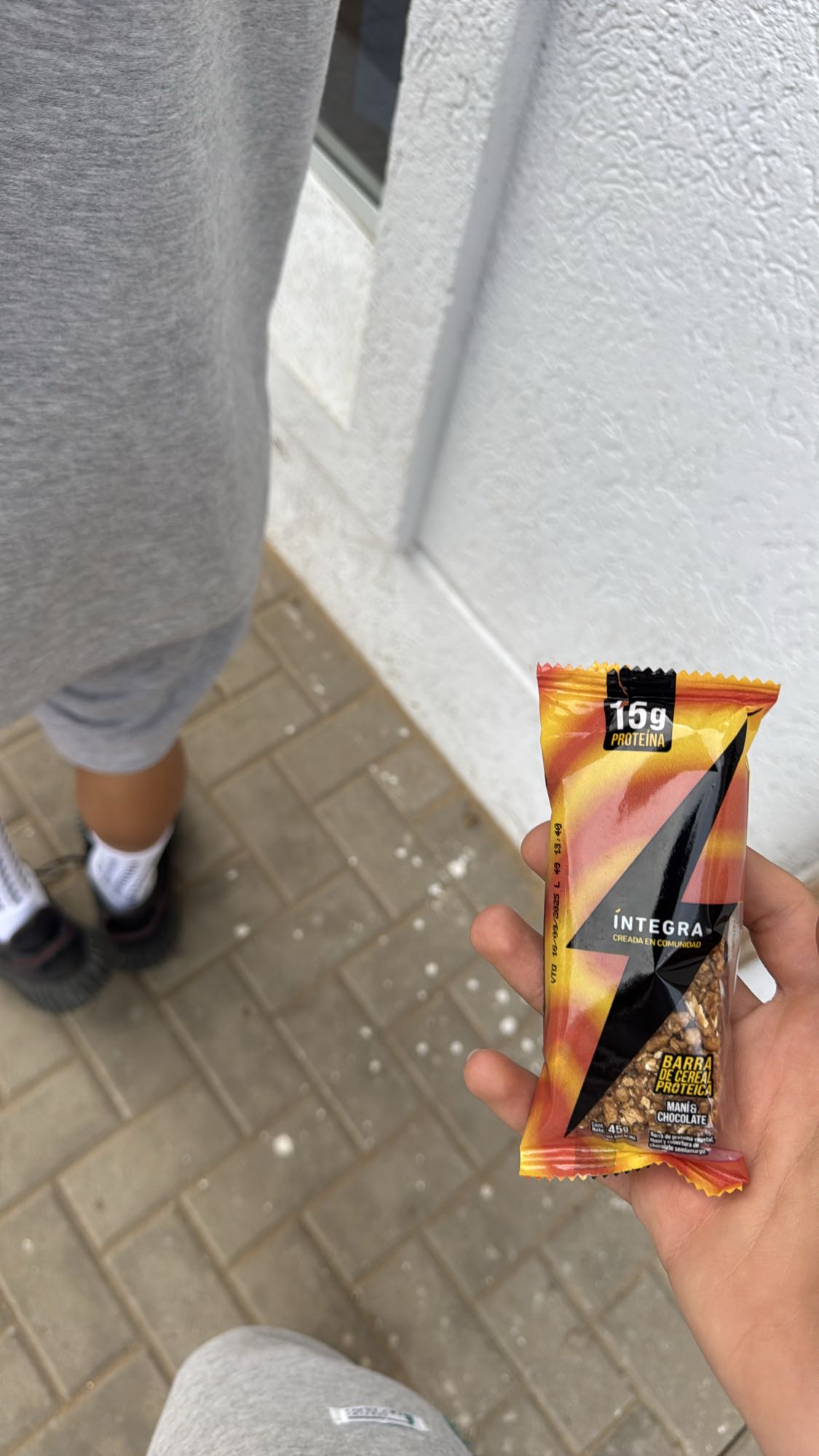 Barra proteica maní choco