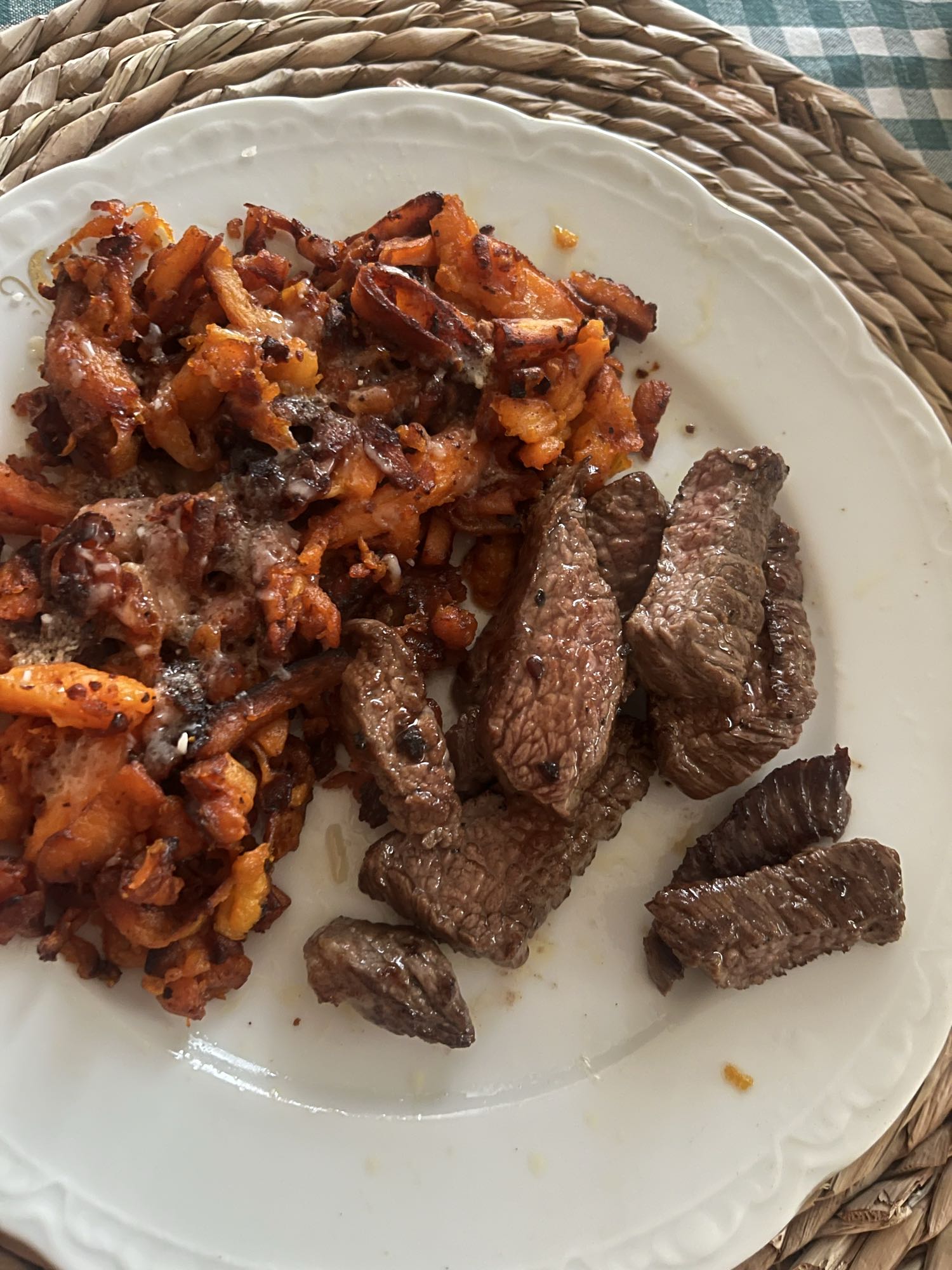 Beef and sweet potato
