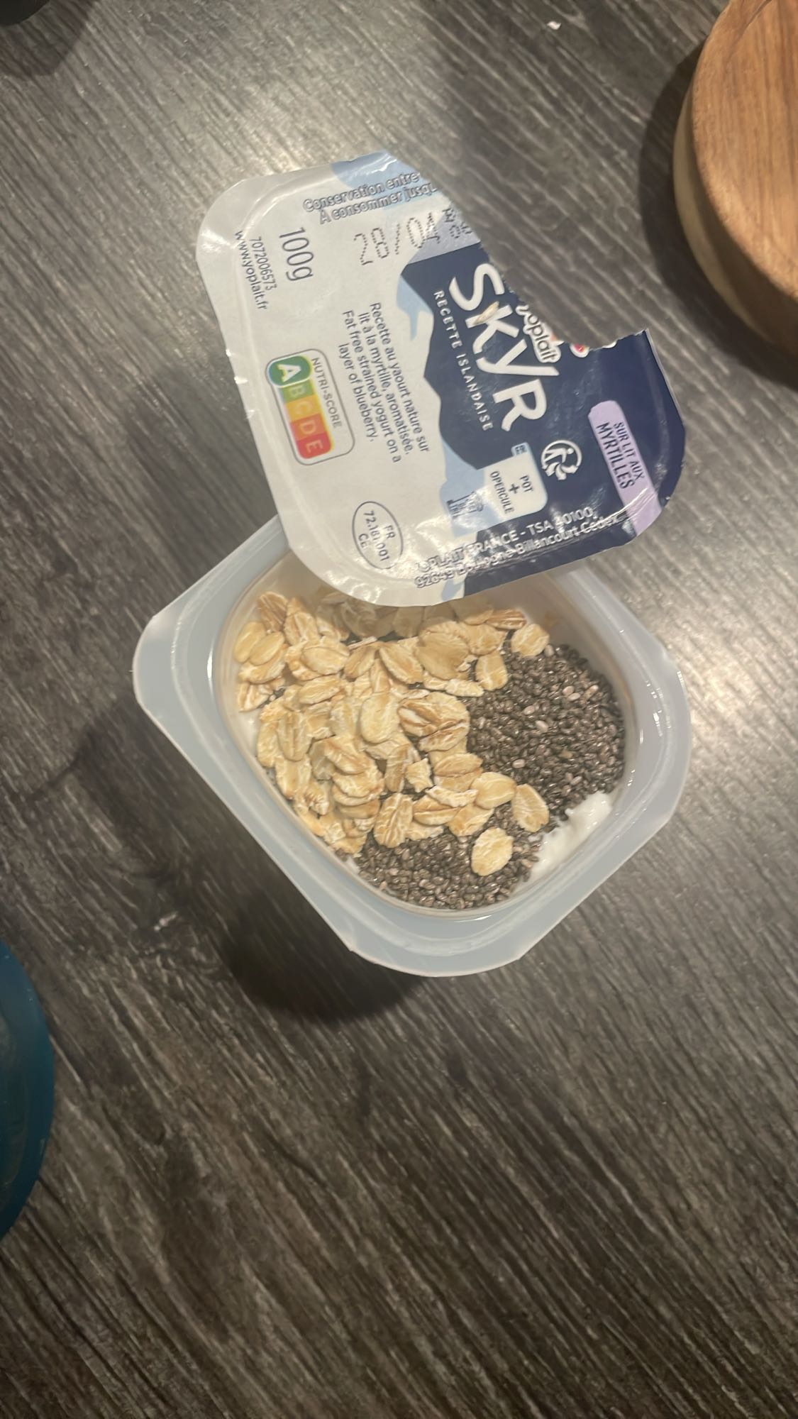 Skyr avec graines