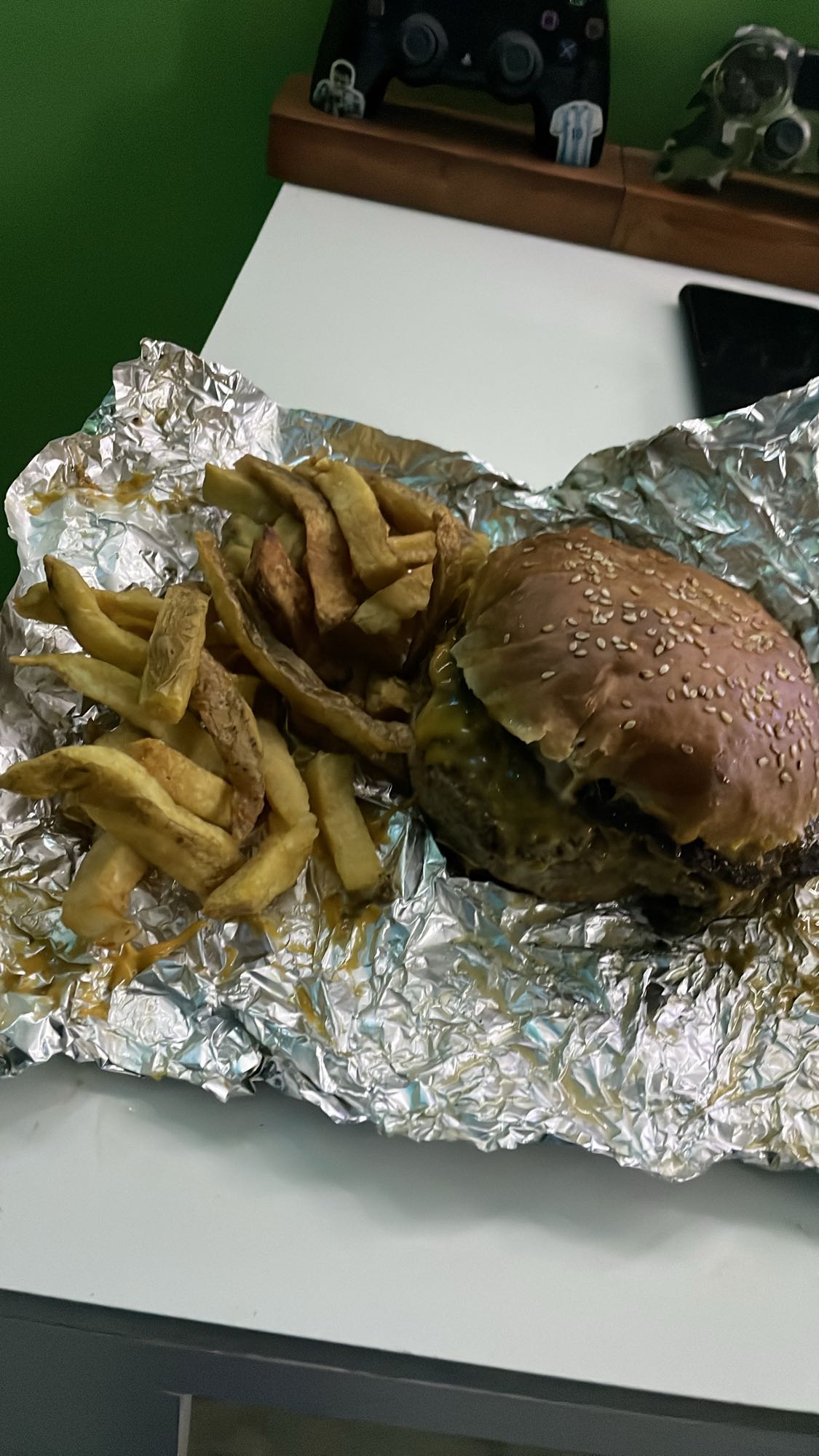 Hamburguesa con papas