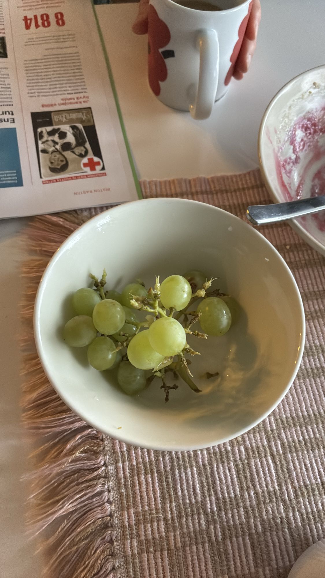 Vihreät viinirypäleet