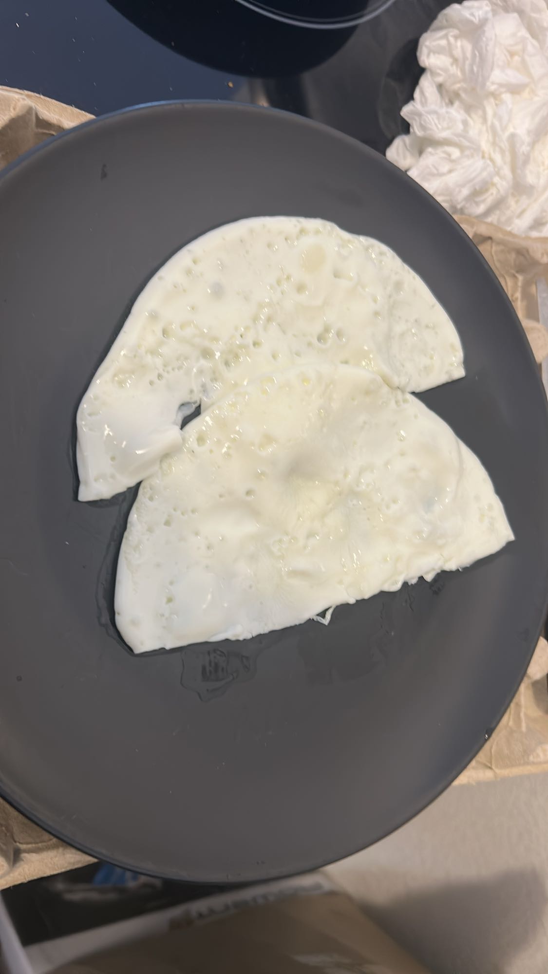 Blancs d'œufs cuits