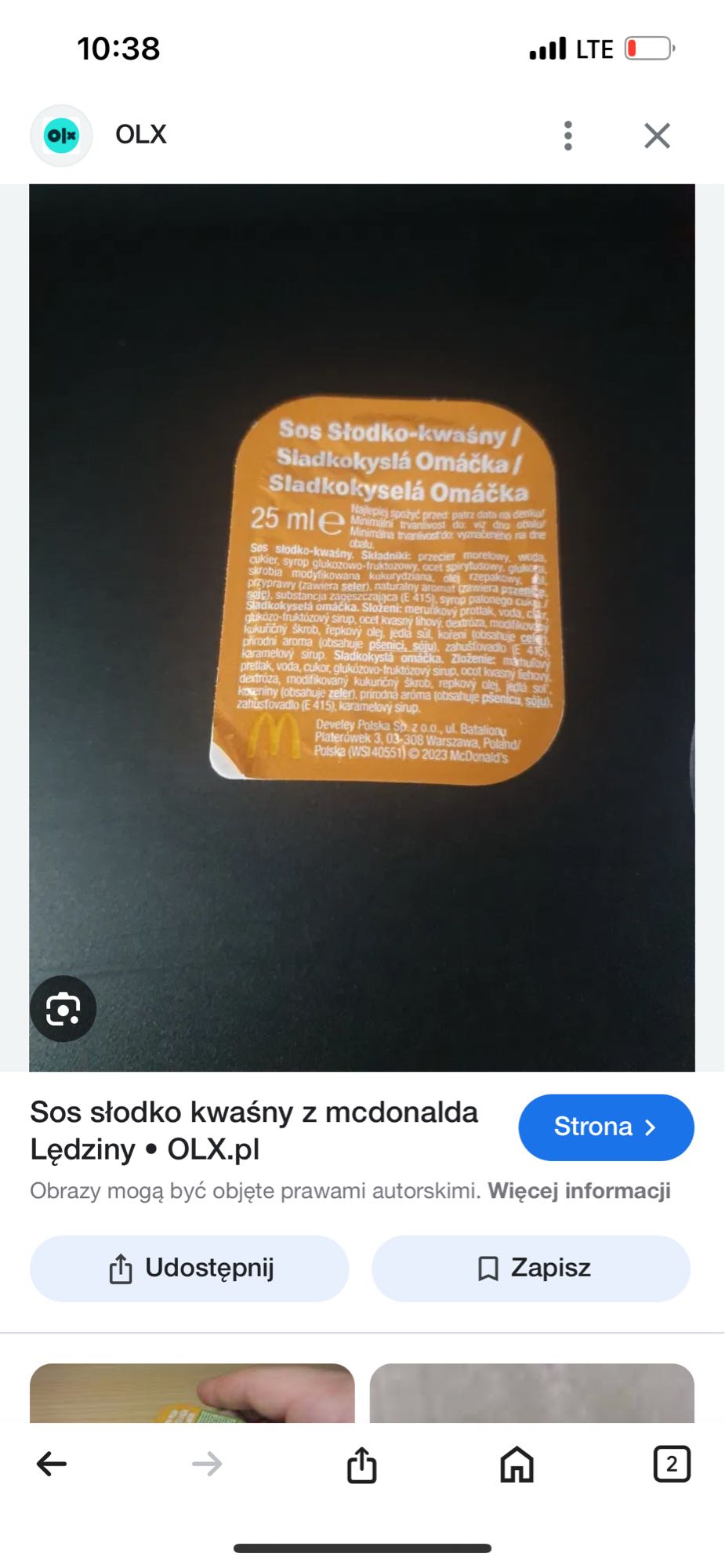 Sos słodko-kwaśny