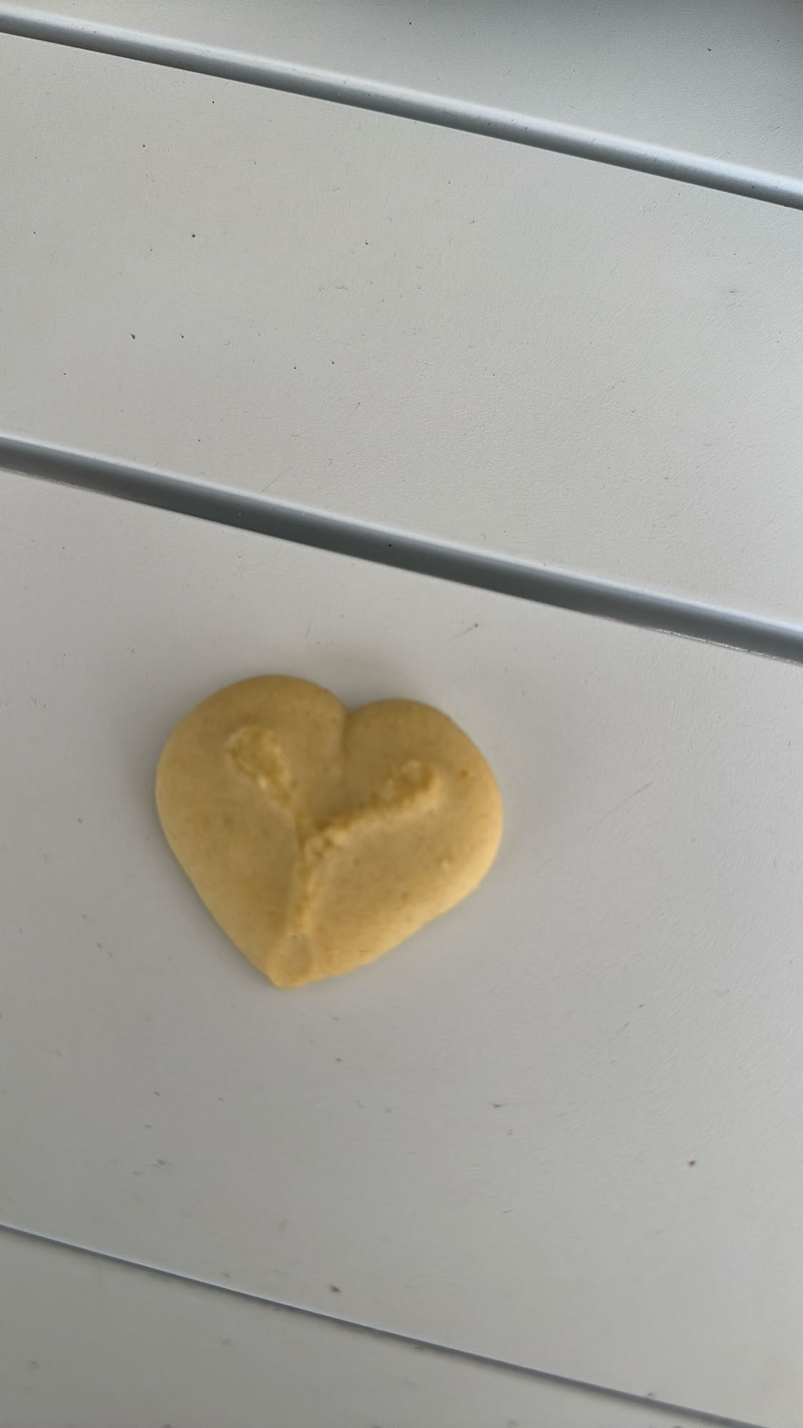Heart-shaped cookie