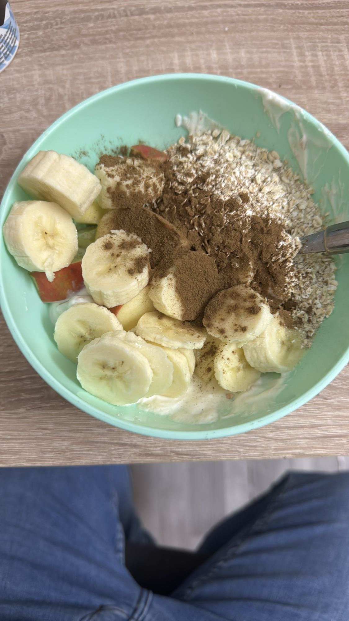 Bananen-Hafer-Schale