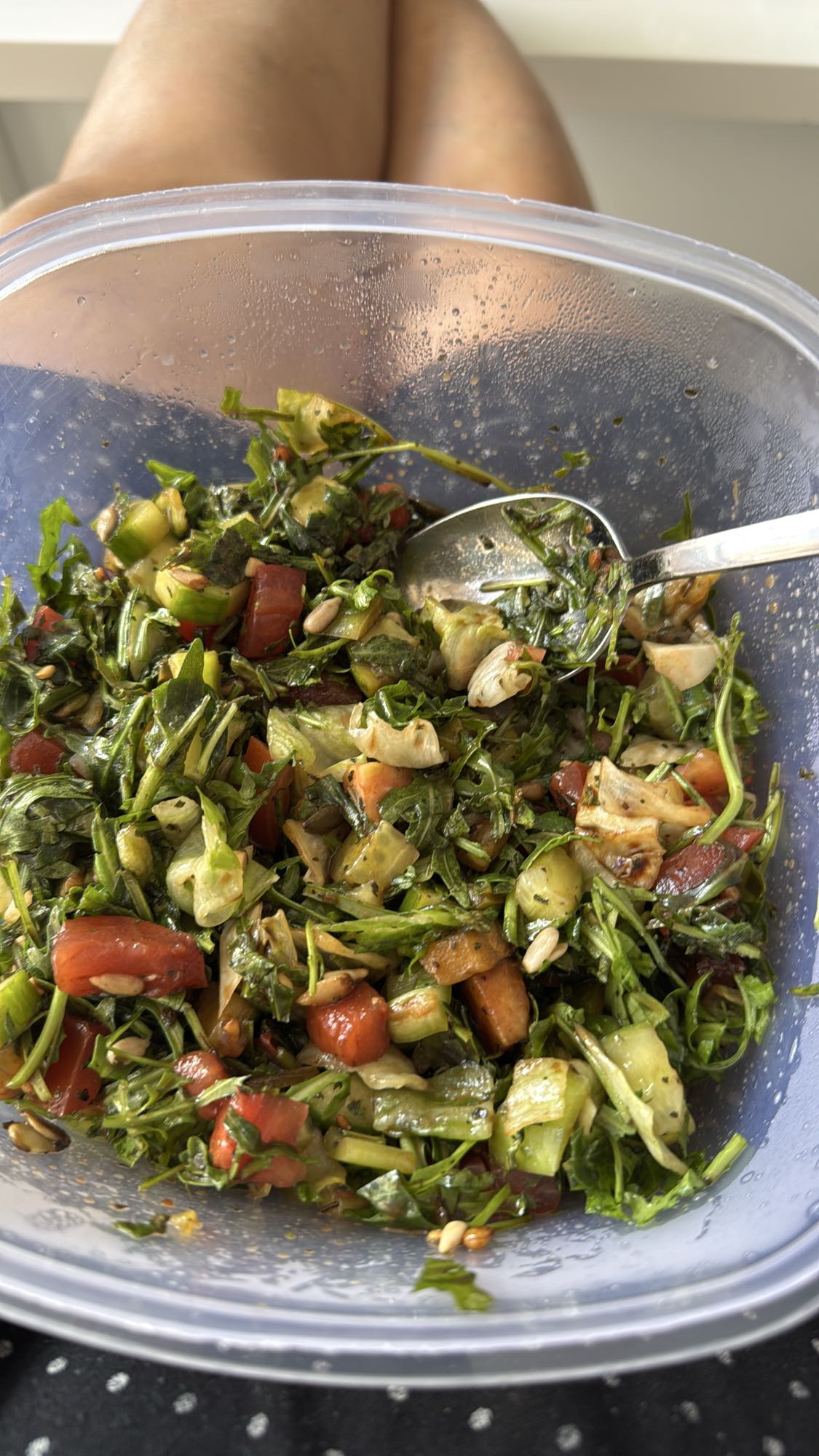 Grönsakssallad med frön