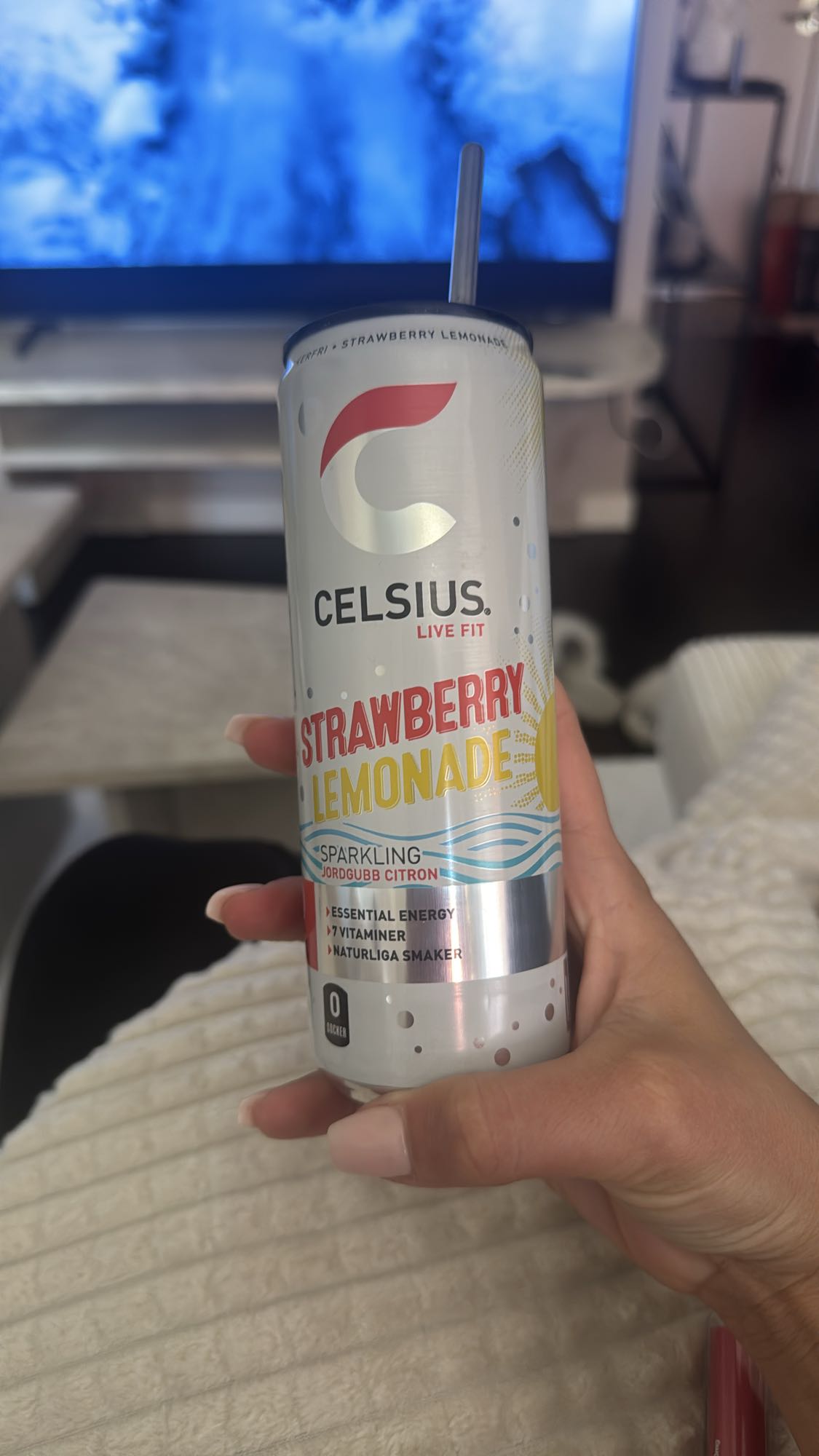 Celsius jordgubb citron