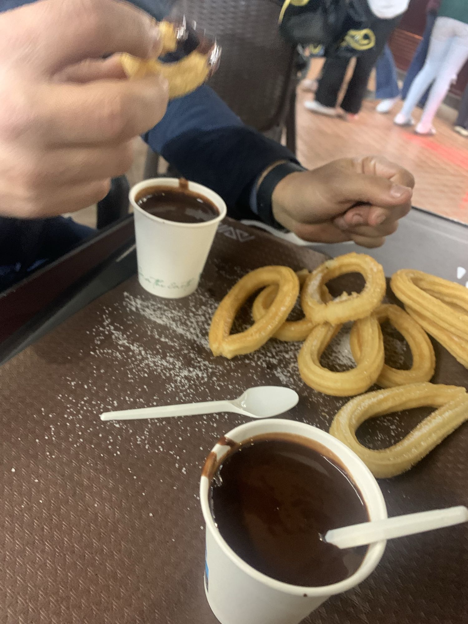 Churros con chocolate