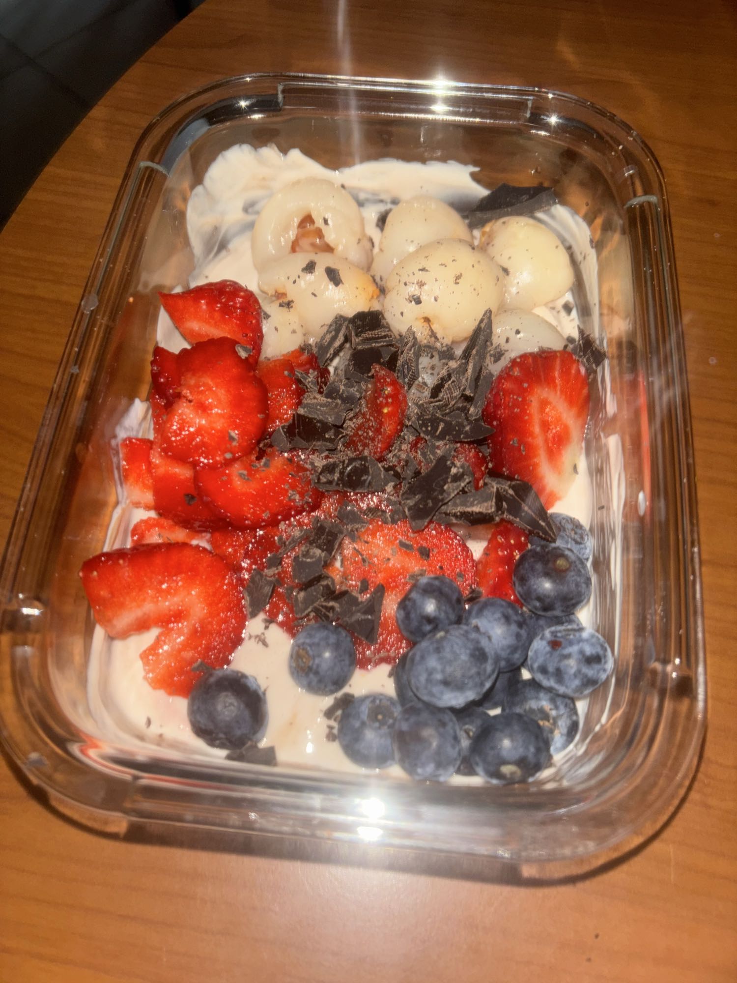 Yaourt aux fruits frais