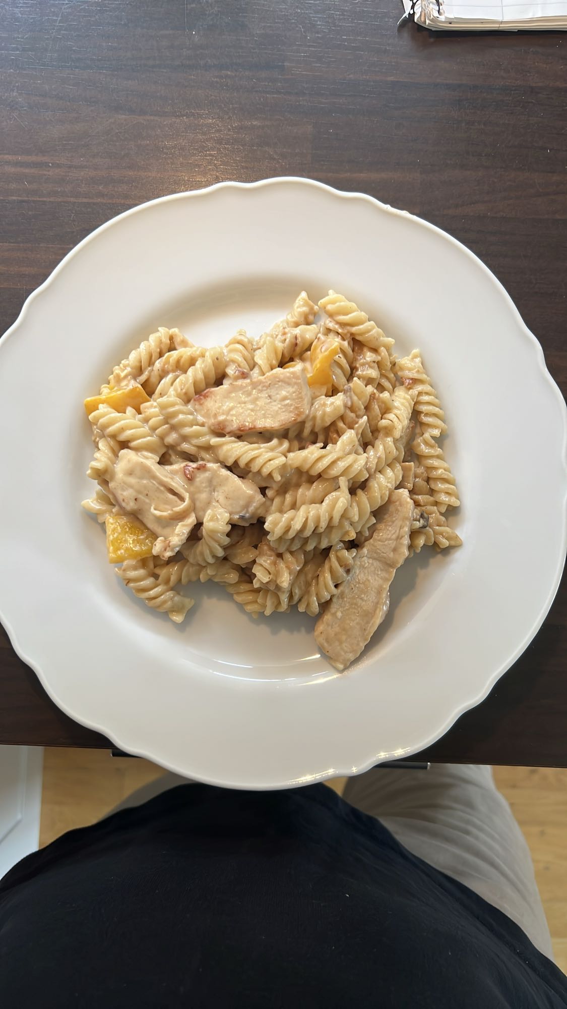 Krämig kycklingpasta