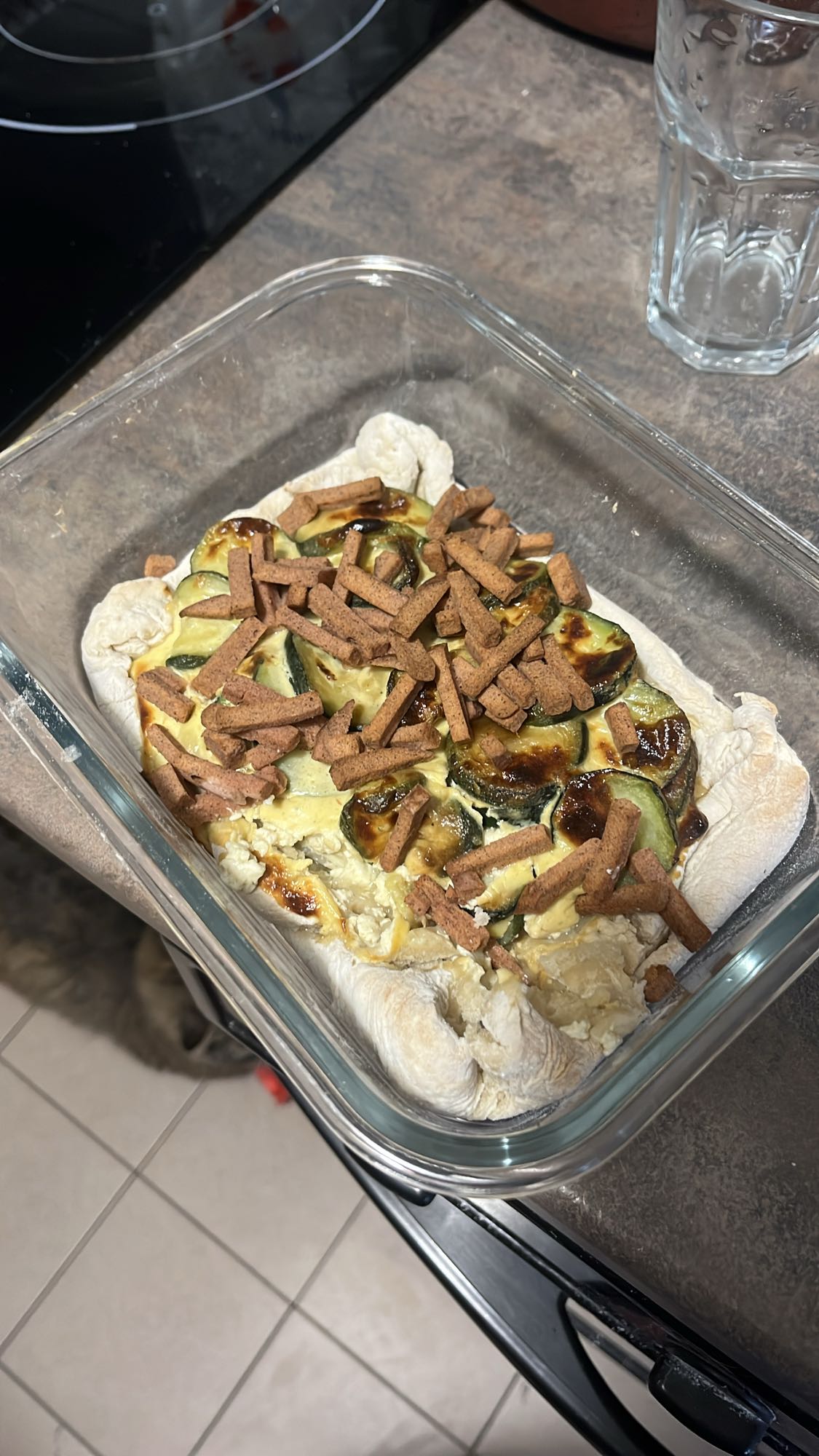 Tarte courgette végé