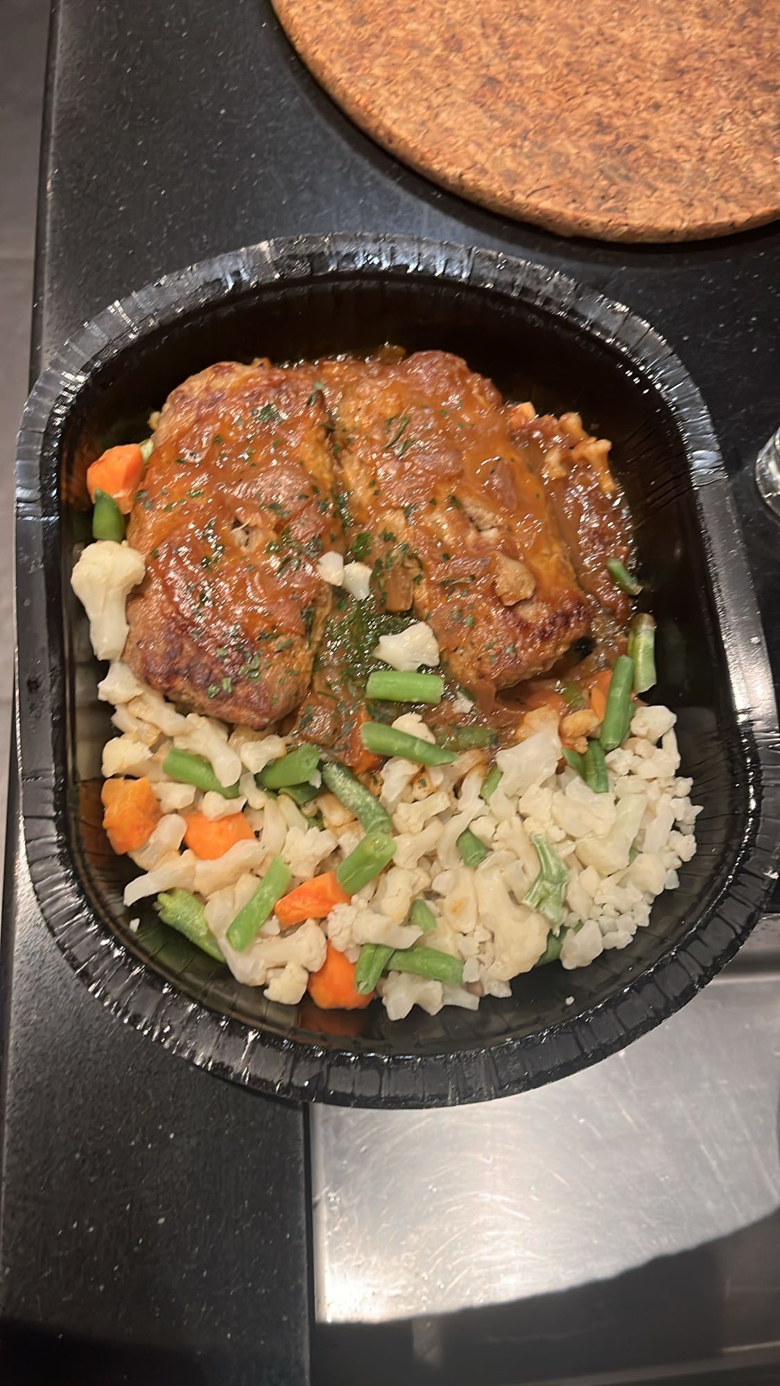 Köttfärslimpa med grönsaker