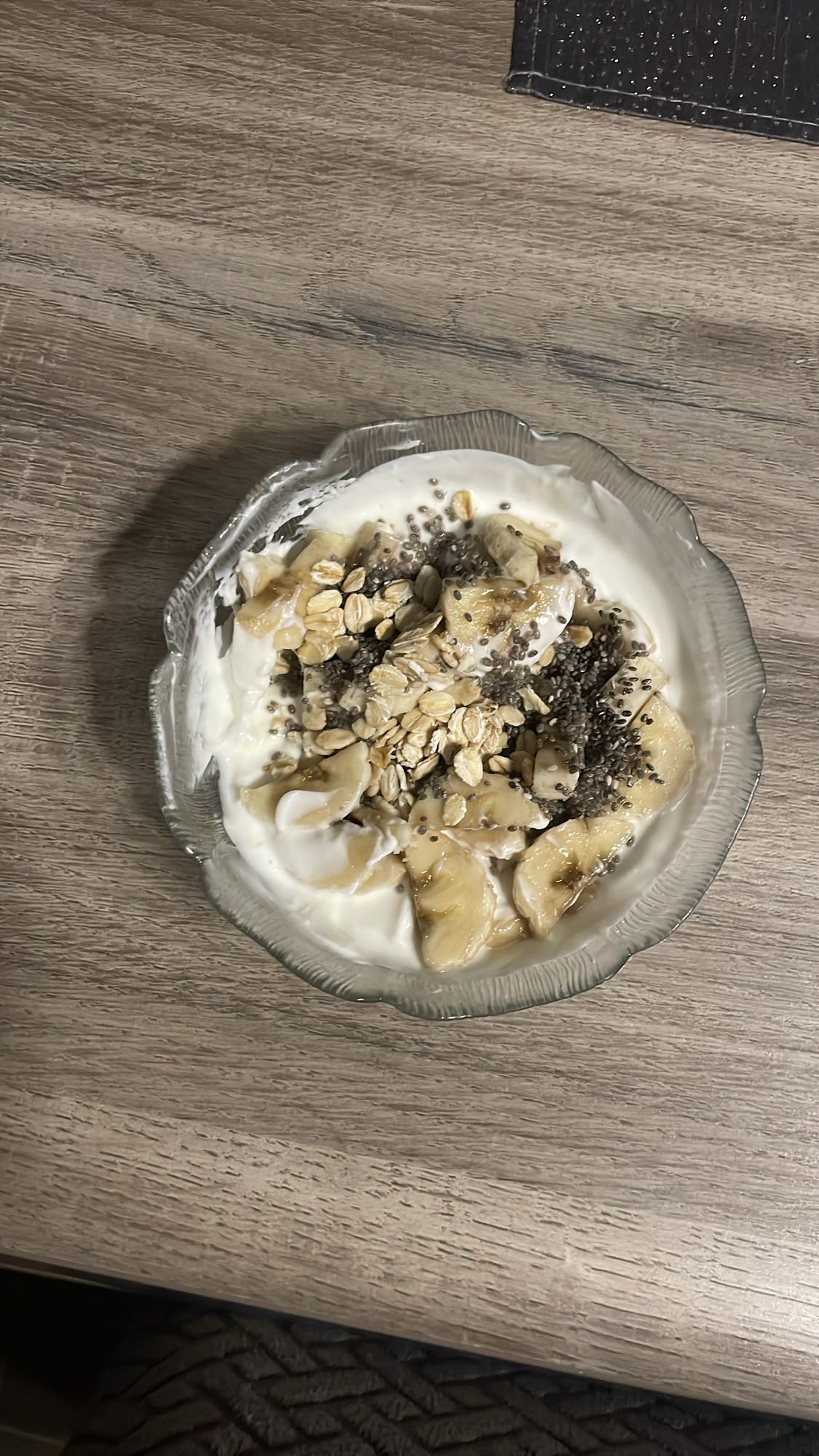 Skyr avoine banane et chia