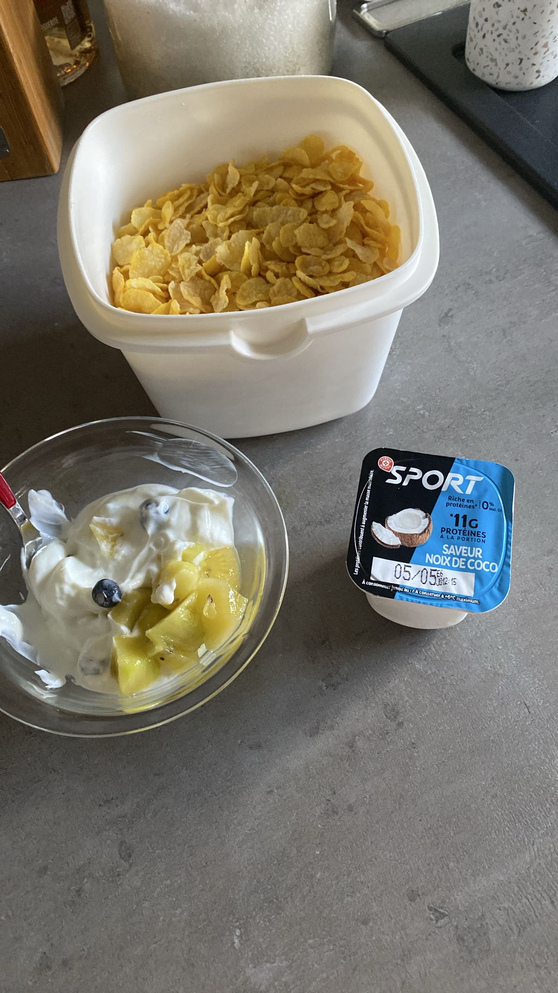 Petit-déjeuner sport