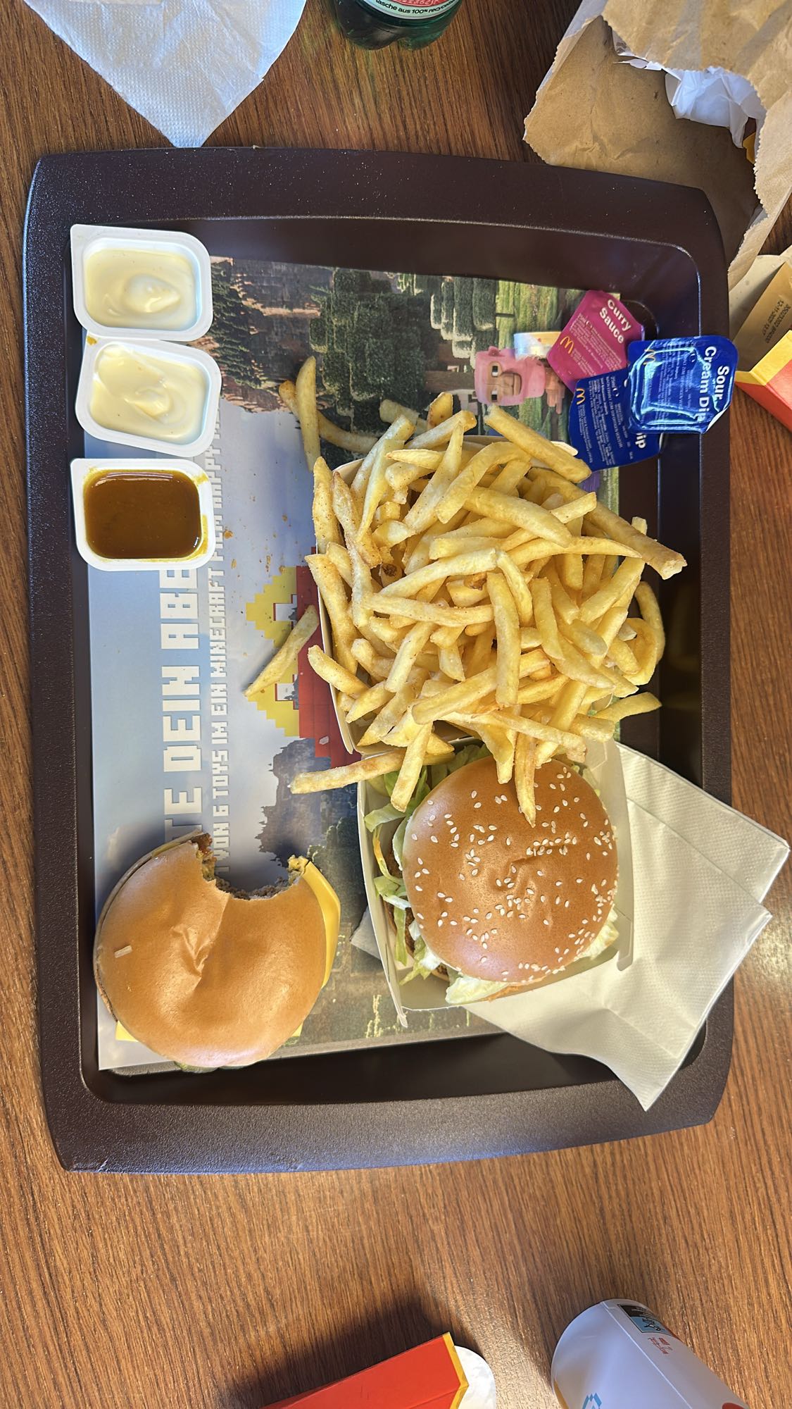 Burger Pommes Menü