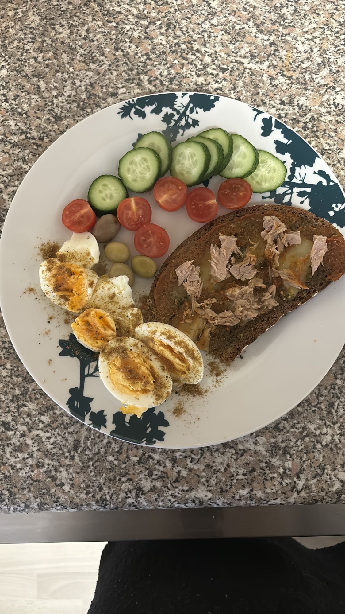 Tost met ei en groenten