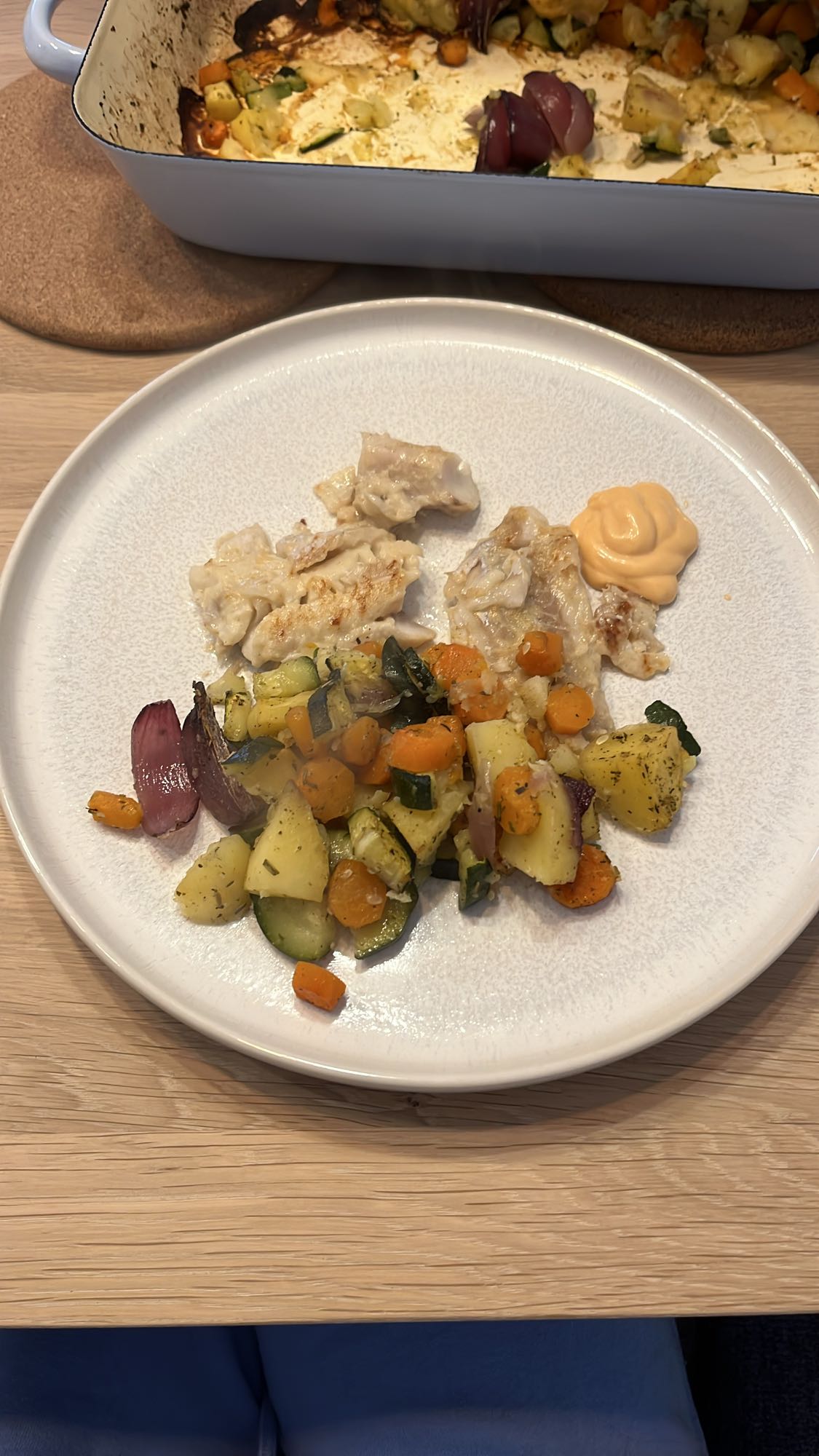 Hähnchen mit Gemüse