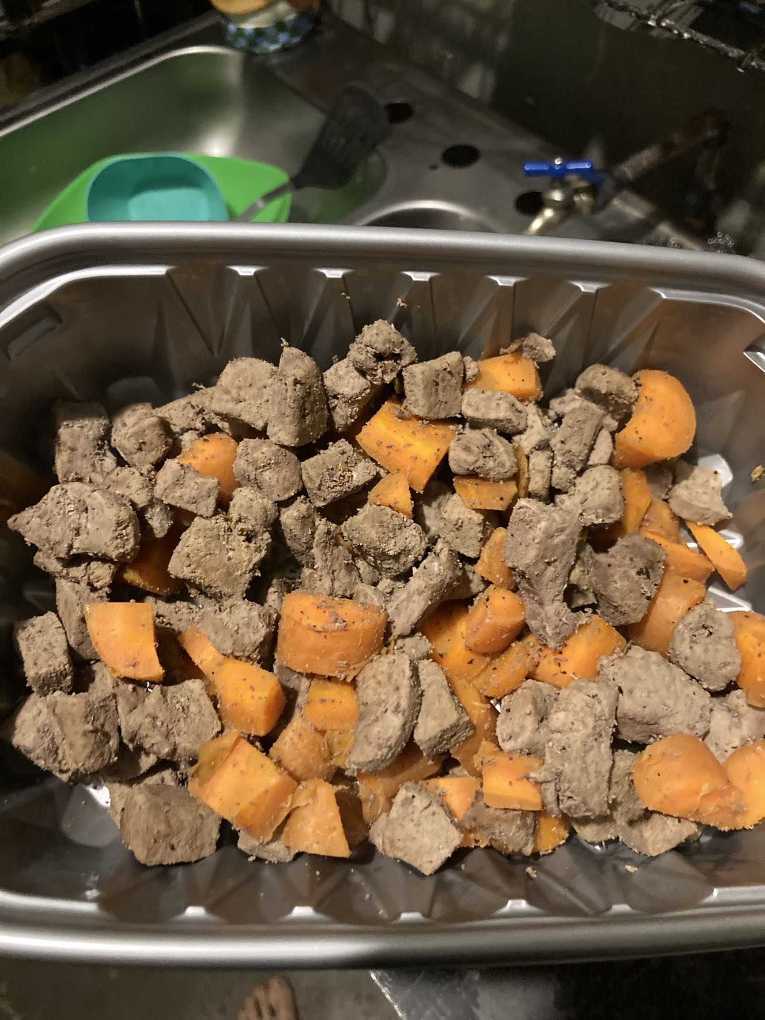 Hígado con zanahorias