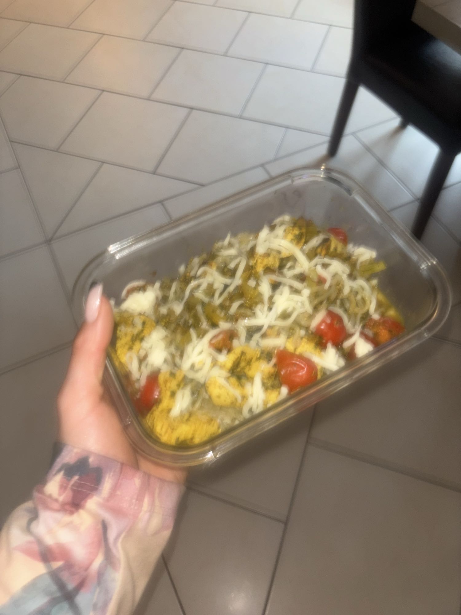 Poulet pesto fromage