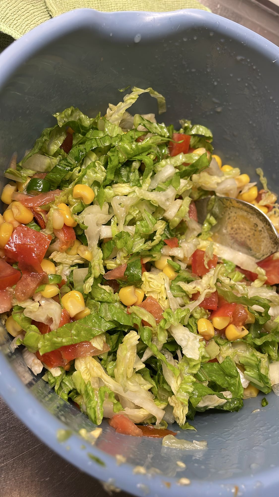 Majs- och grönsakssallad