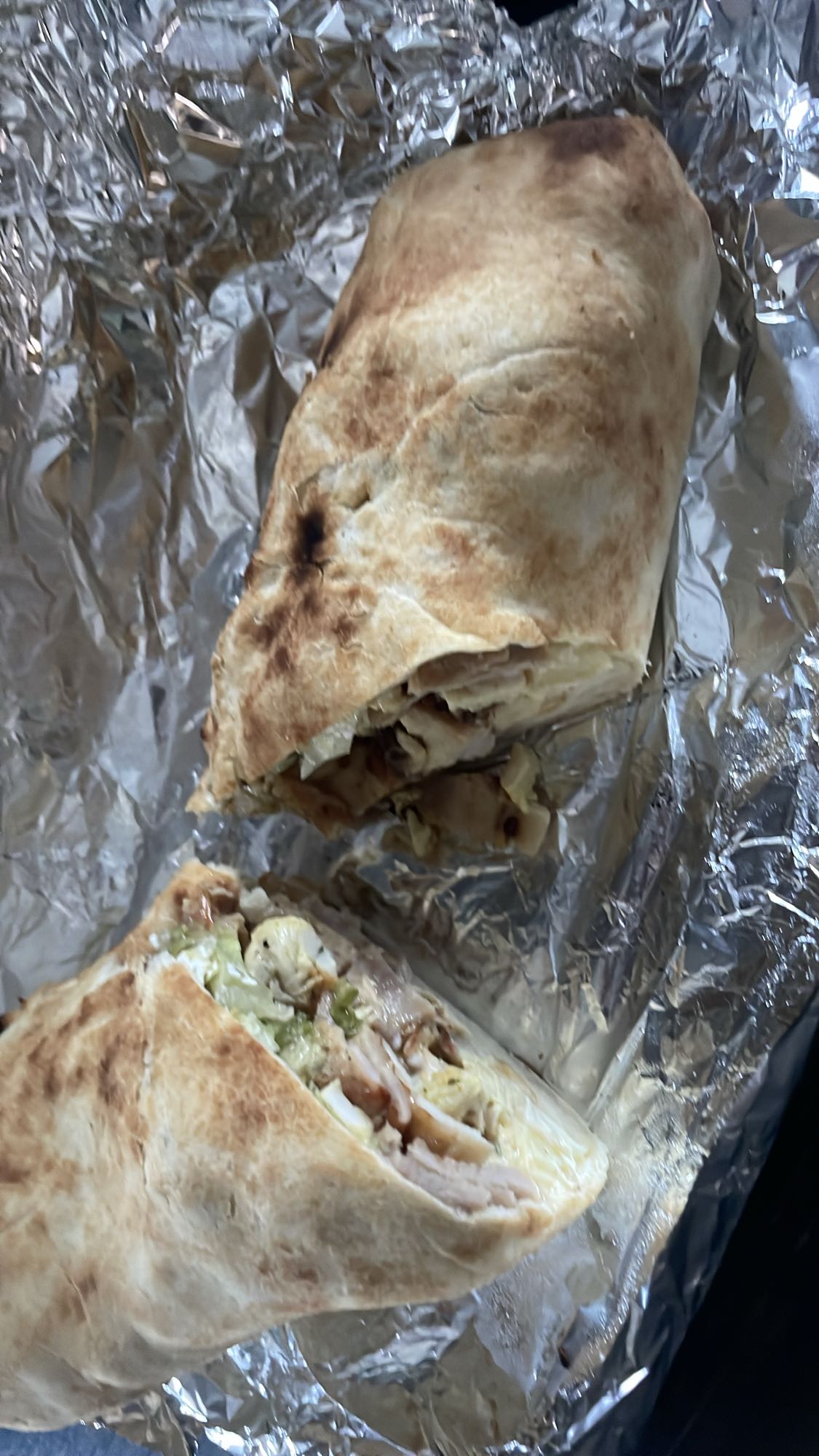 Wrap au poulet grillé