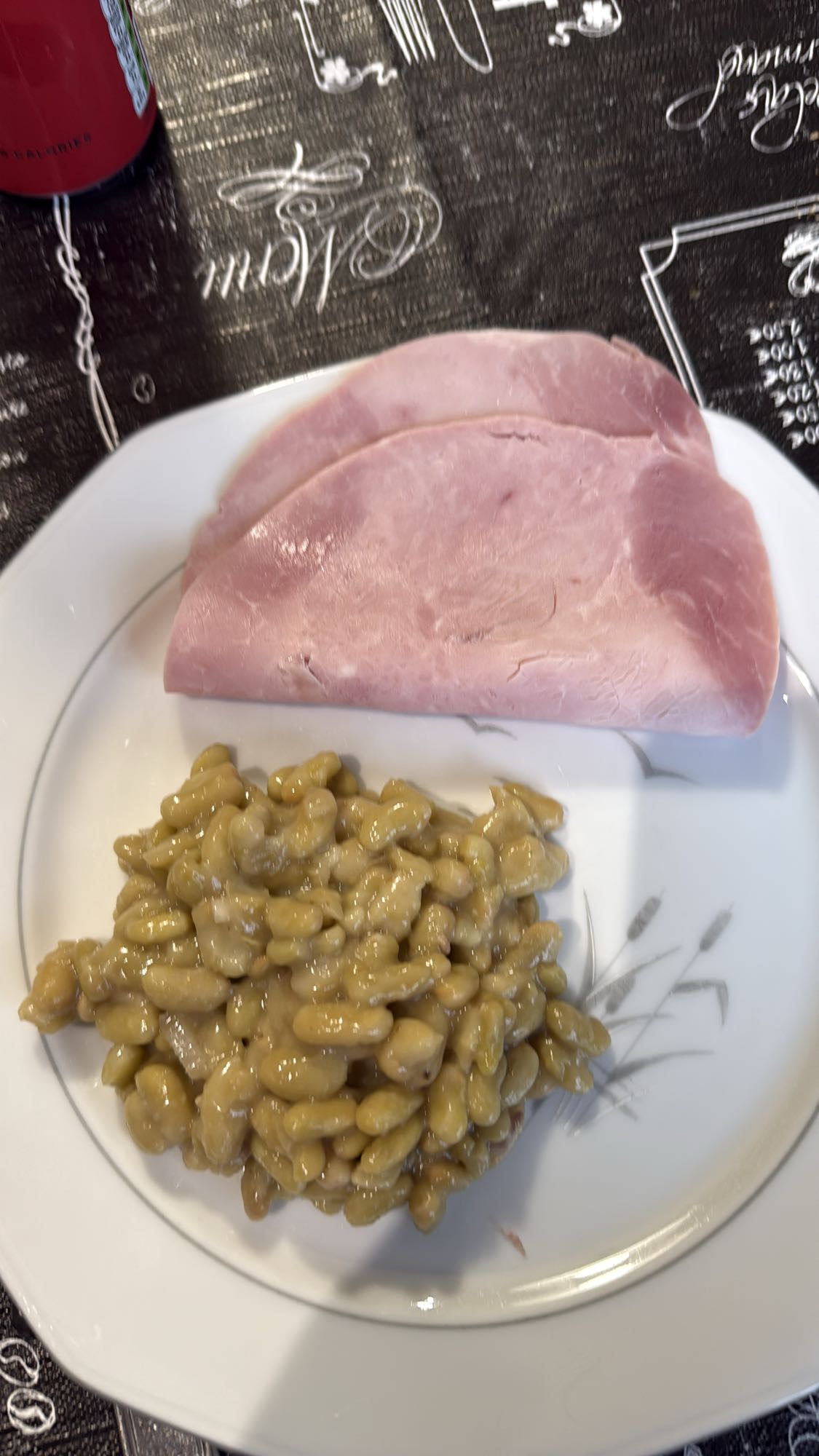 Jambon et haricots