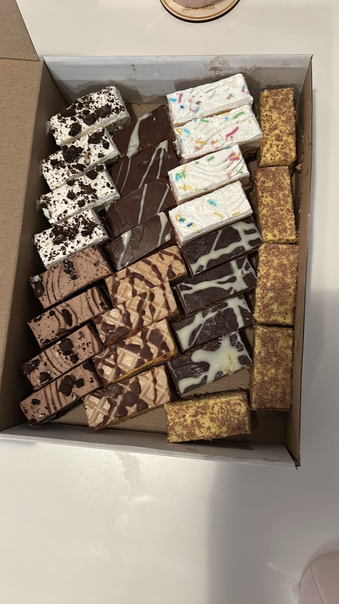 Barras de postre surtidas