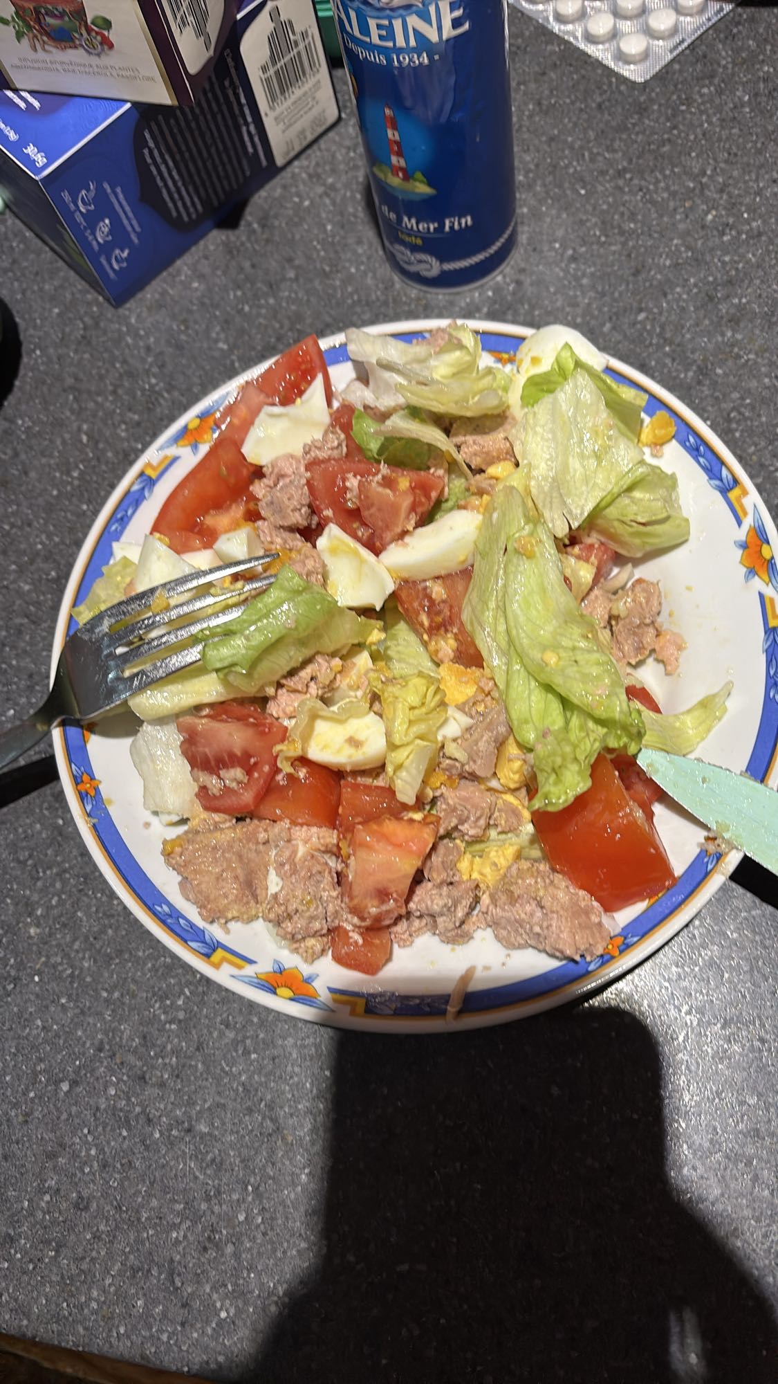 Salade thon œuf