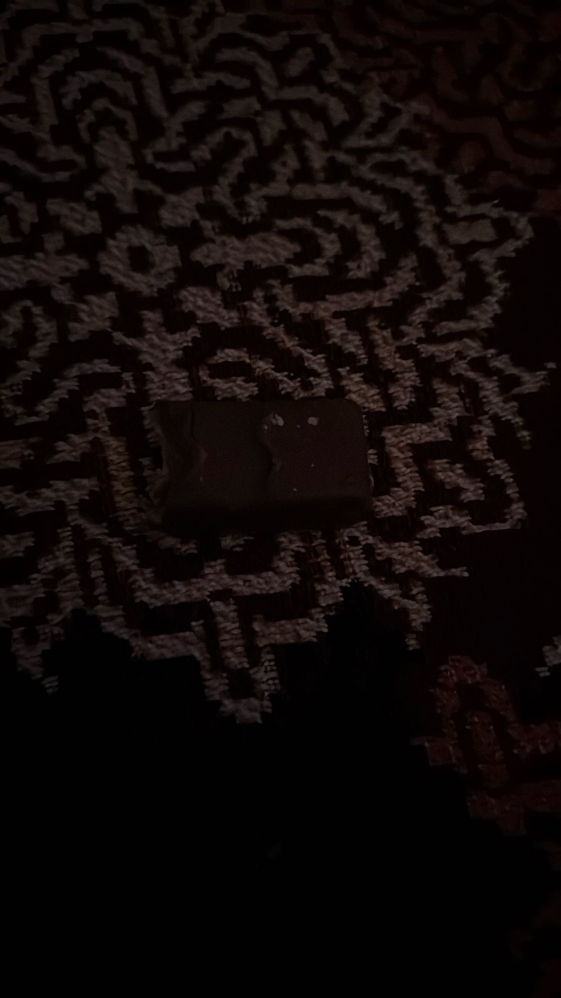 Dark chocolate piece