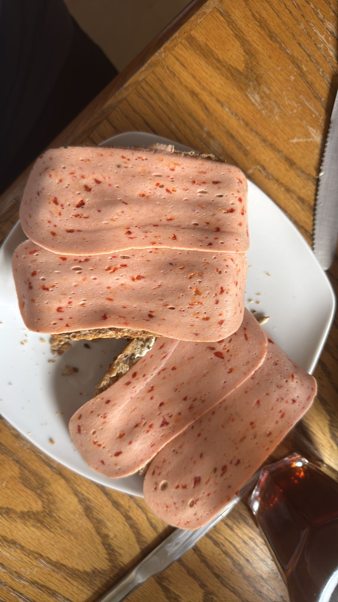 Pan con fiambre de pavo